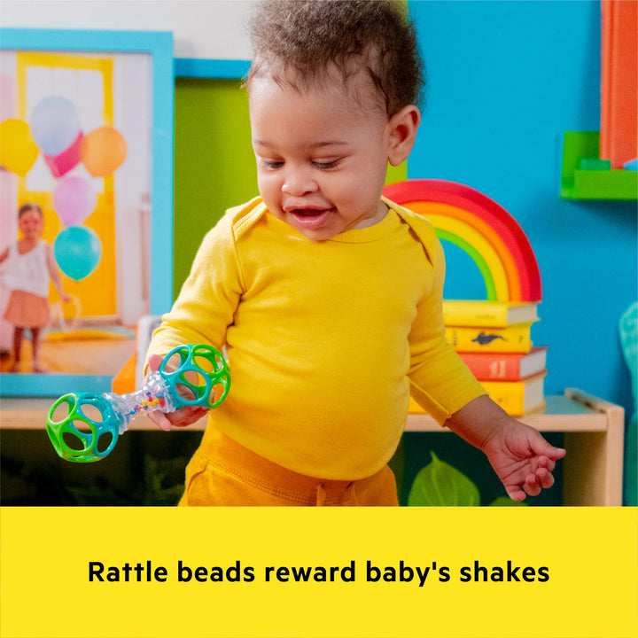 Bright Starts Easy-Grasp Oball Bundle Gift Set - Grasp The Day, Shaker & Classic Ball