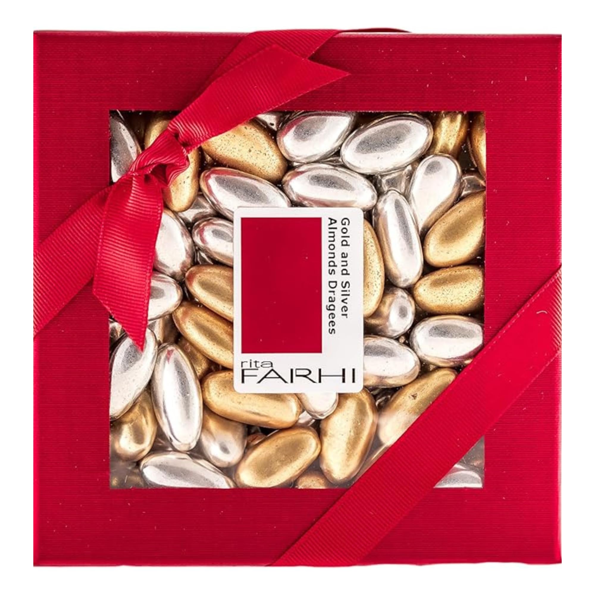 Rita Farhi Gold and Silver Almond Dragees (240g) – Luxury Sugared Almonds for Weddings and Celebrations 7