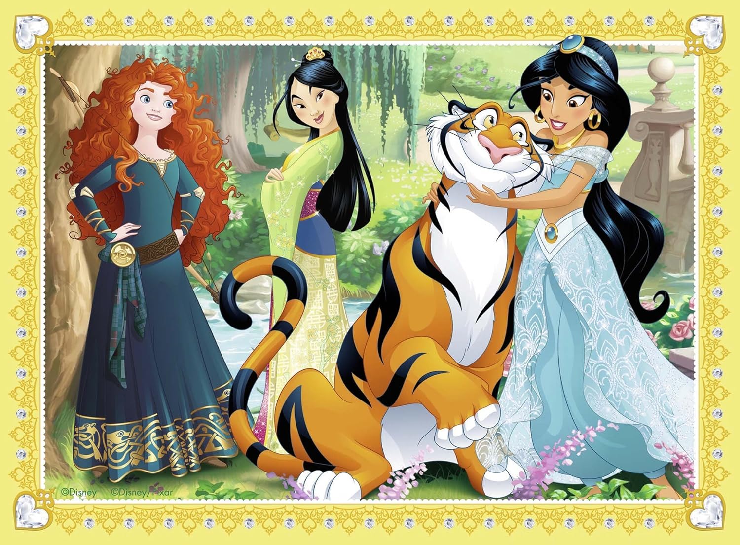 Ravensburger Disney Princess 4-in-1 Puzzle Set - 12, 16, 20, 24 Piece Jigsaw Puzzles for Kids 4
