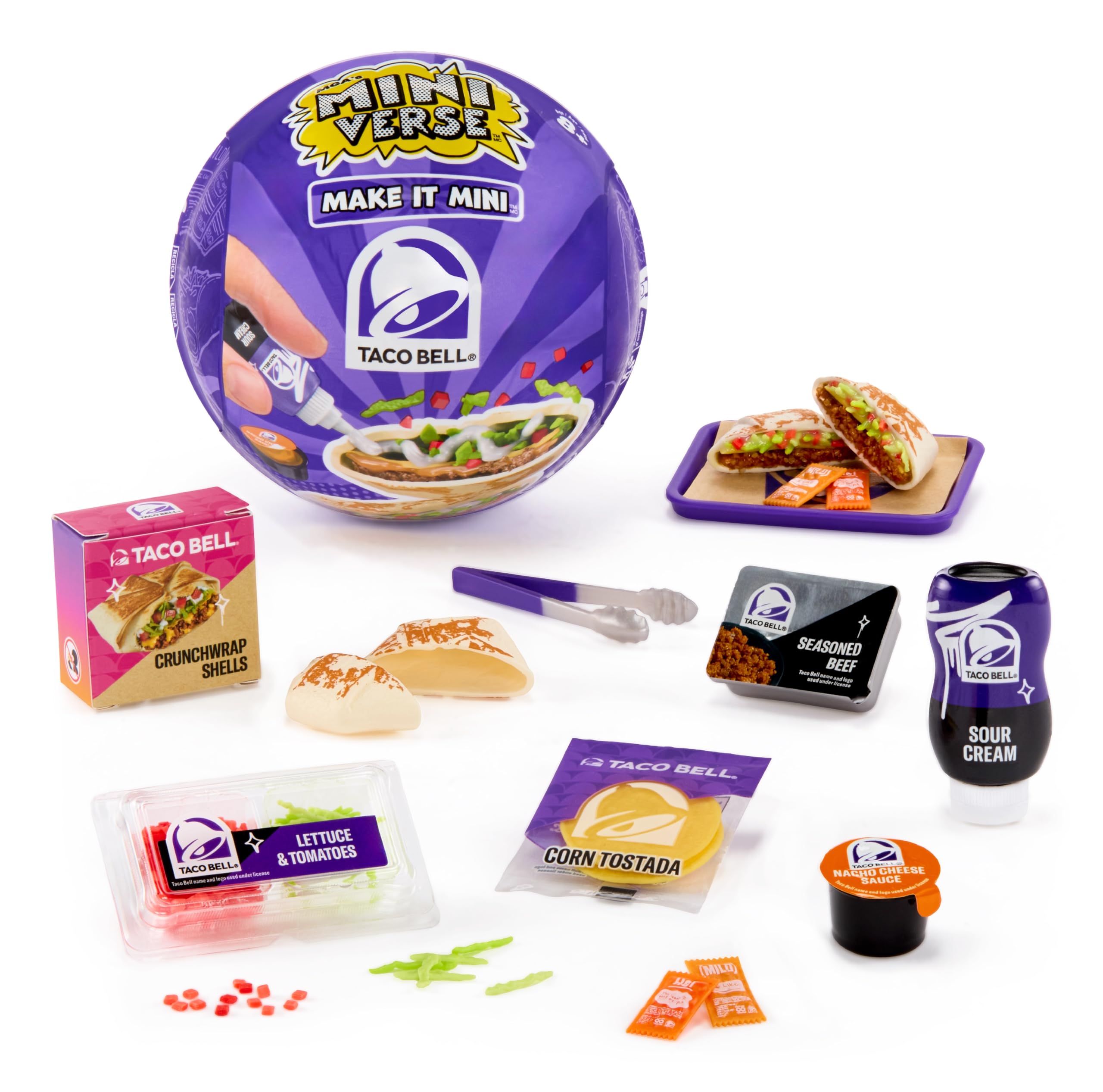 MGA's Miniverse Make It Mini Taco Bell Series 1 DIY Collectible Miniatures | Ages 8+