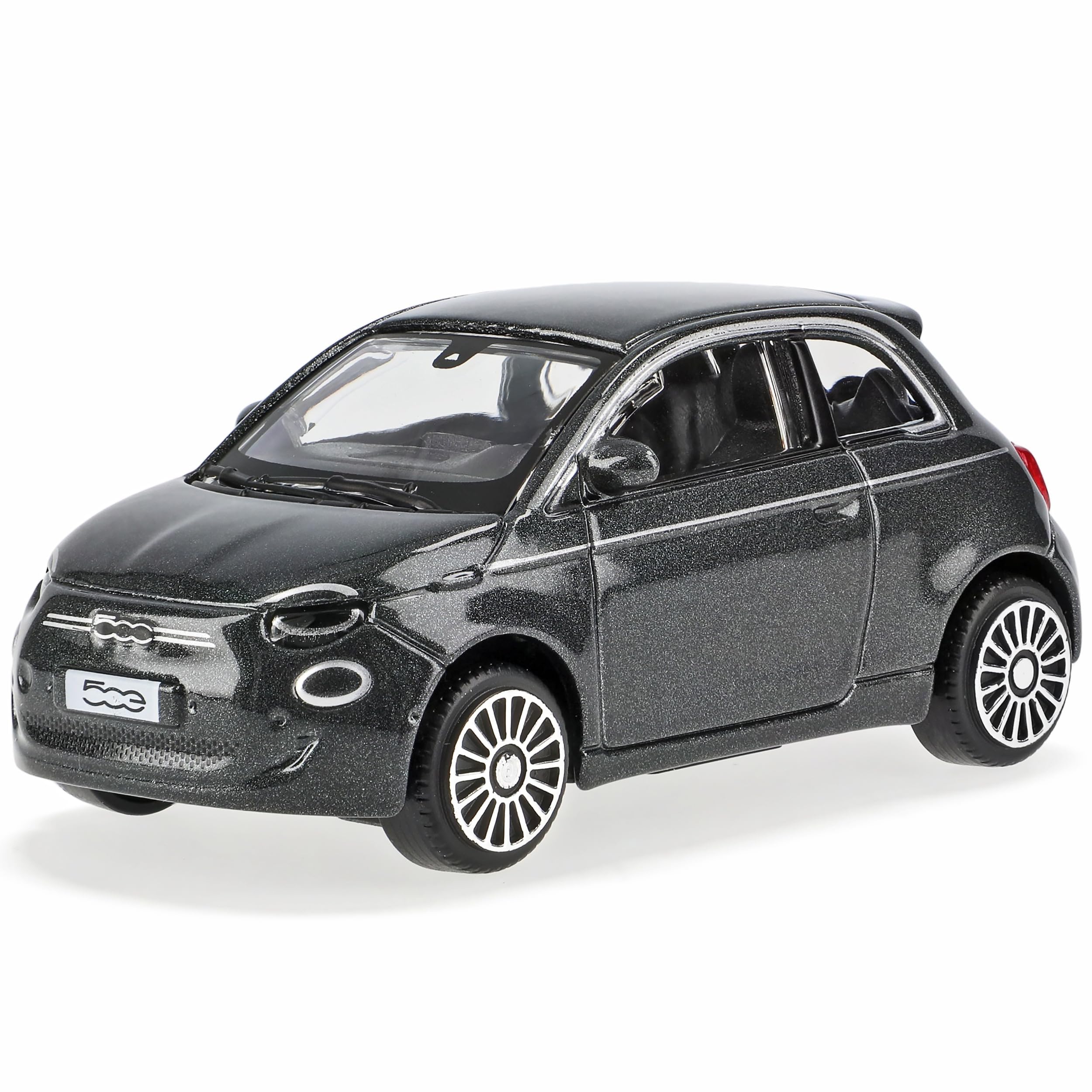 Bburago Fiat 500E Model Car - 1:43 Scale Die-Cast | Ages 3+ | Pink or Grey