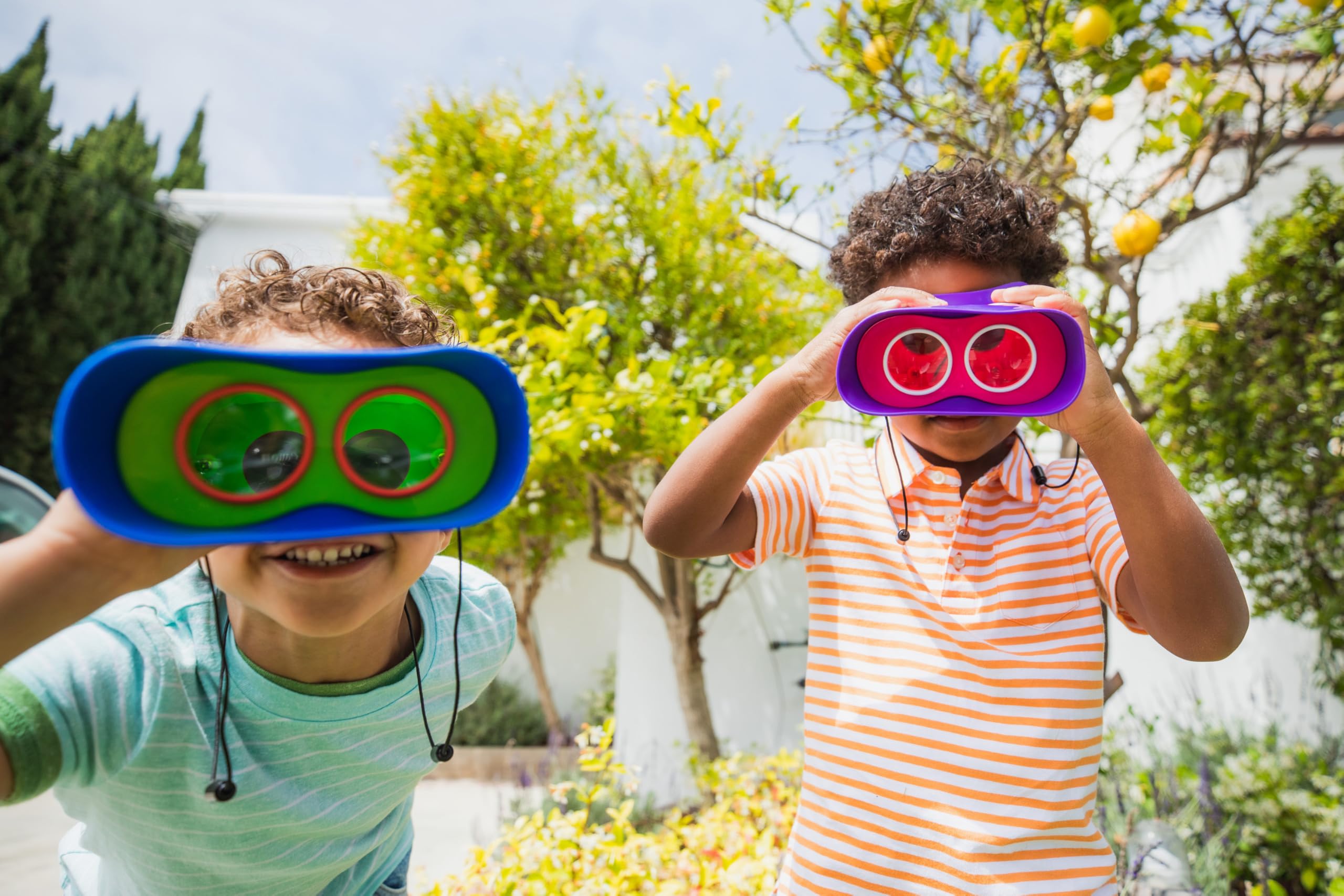 Learning Resources GeoSafari Jr. Kidnoculars - Binoculars for Toddlers & Kids, 2x Magnification, Ages 3+ 6