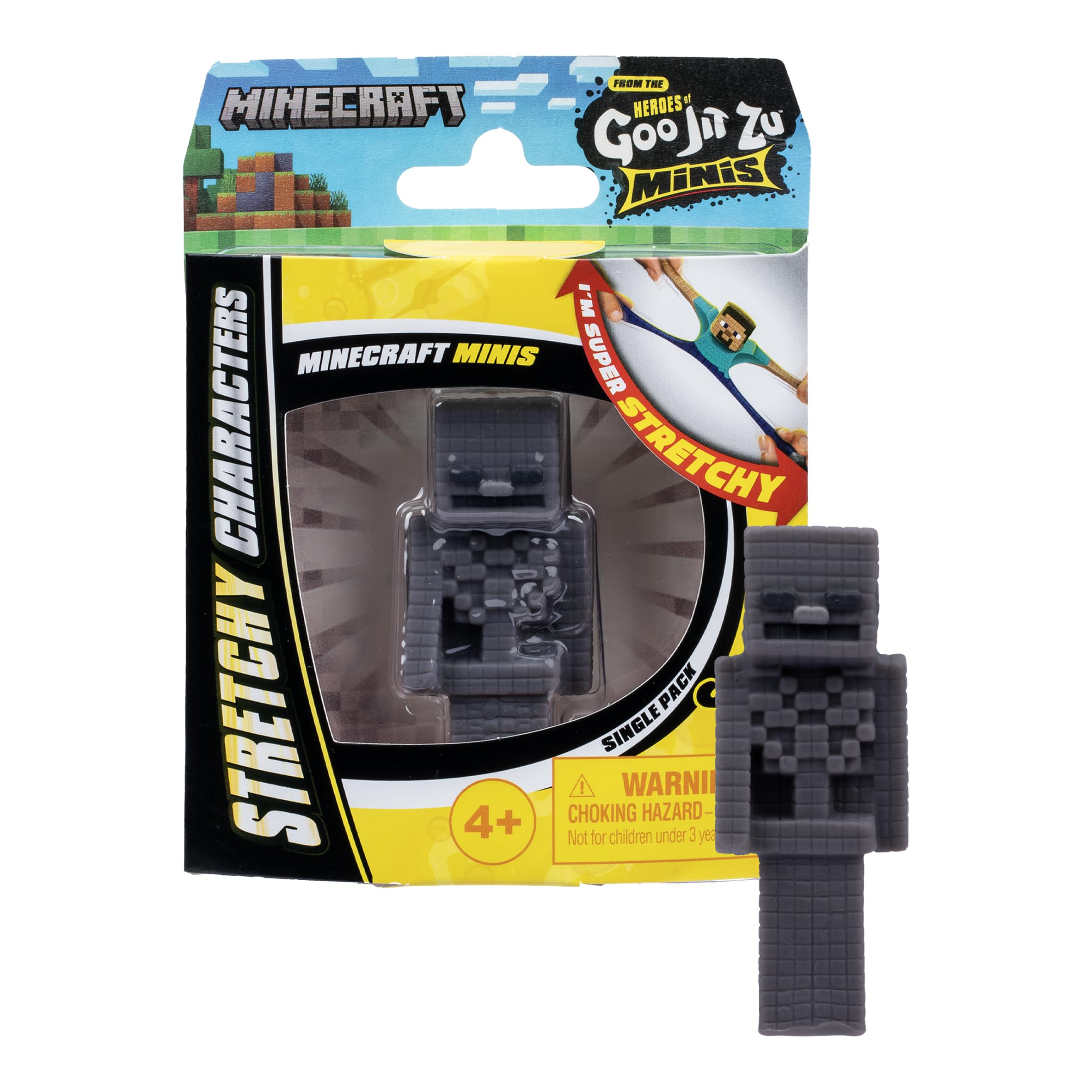 Heroes of Goo Jit Zu Minecraft Minis - Stretchy Toy Figure | 2.5 Inch | Ages 4+ 7