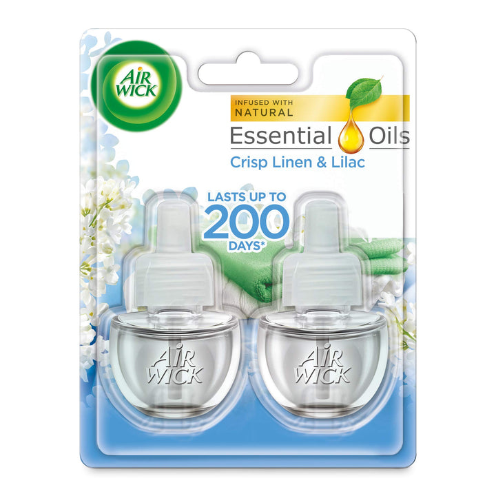 Air Wick Crisp Linen & Wild Lilac Plug-in Refill (160g)