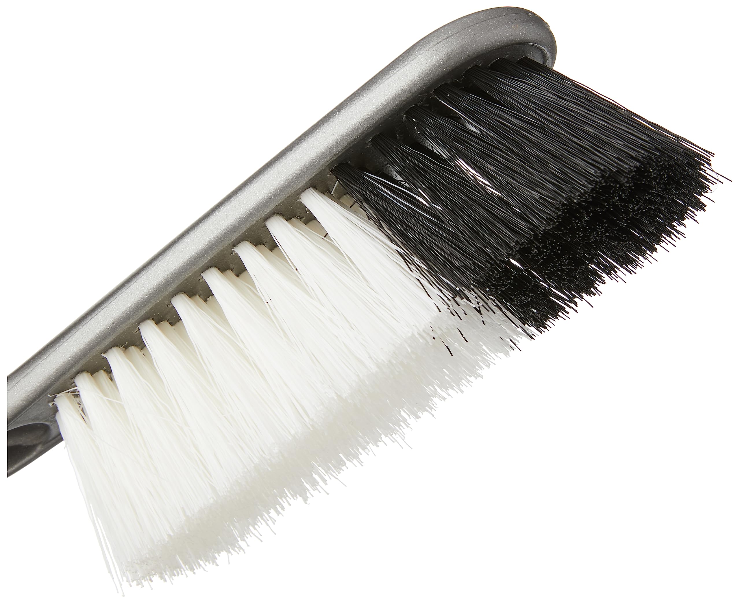 Addis Hand Brush - Heavy Duty Soft Nylon Bristle | Metallic Silver | BPA Free Plastic