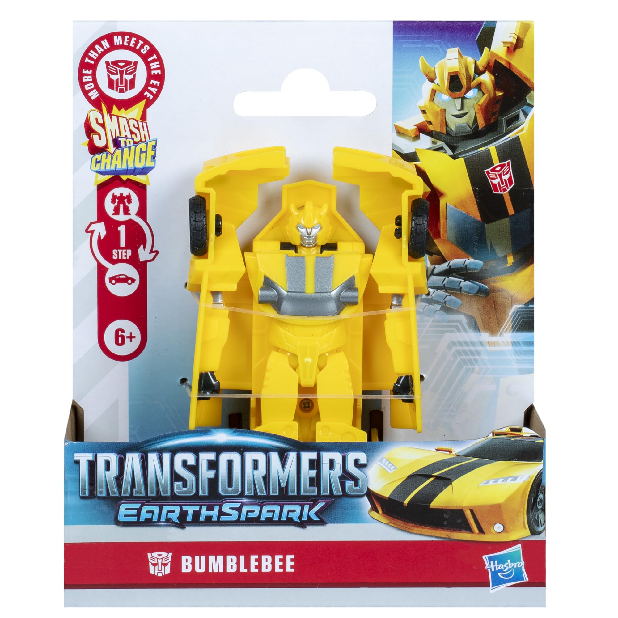 Transformers EarthSpark Bumblebee 1-Step Smash Changers Action Figure | 10 cm 2