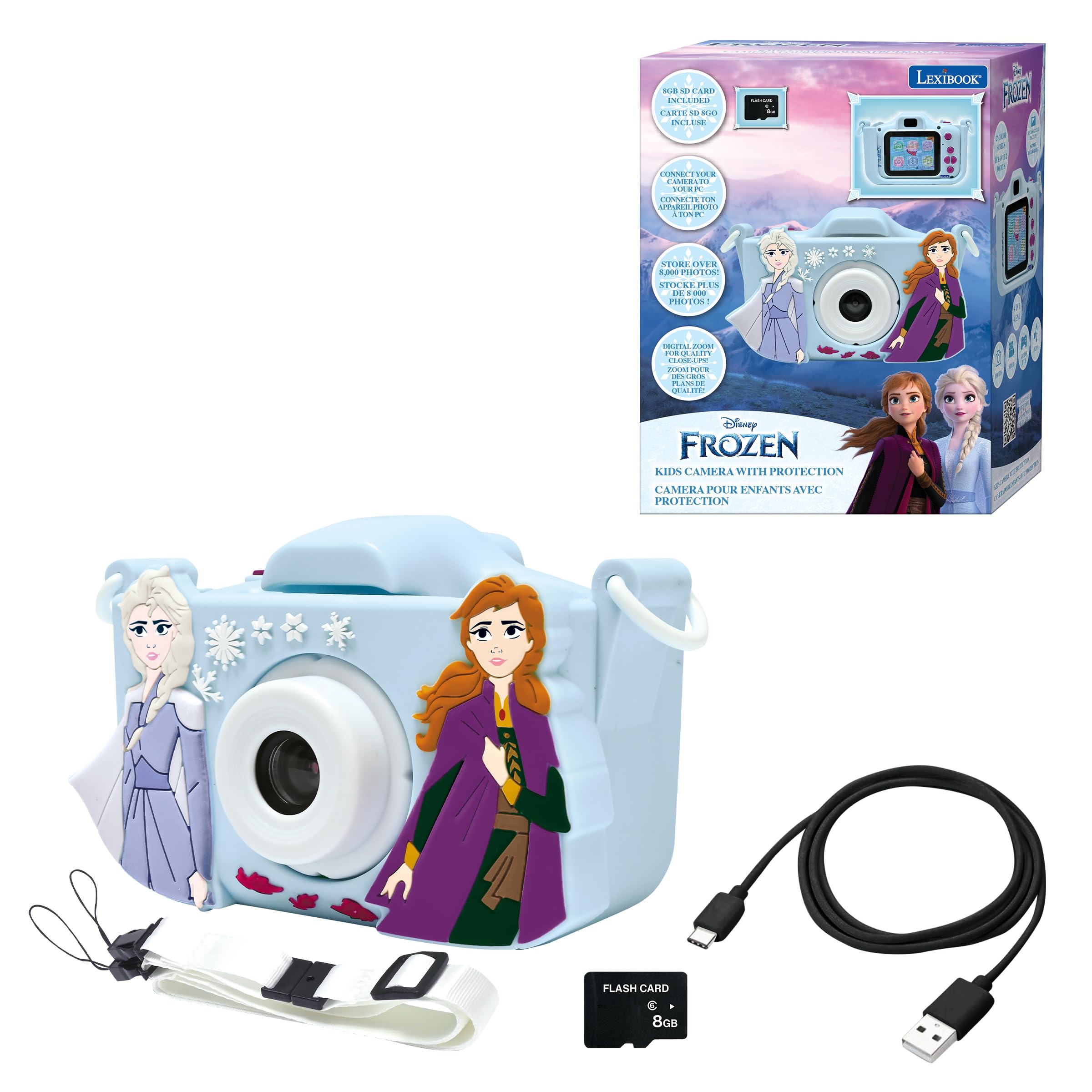 Lexibook DJ078FZ Frozen 4-in-1 Digital Camera for Kids - Photos, Videos, Music & Games 1