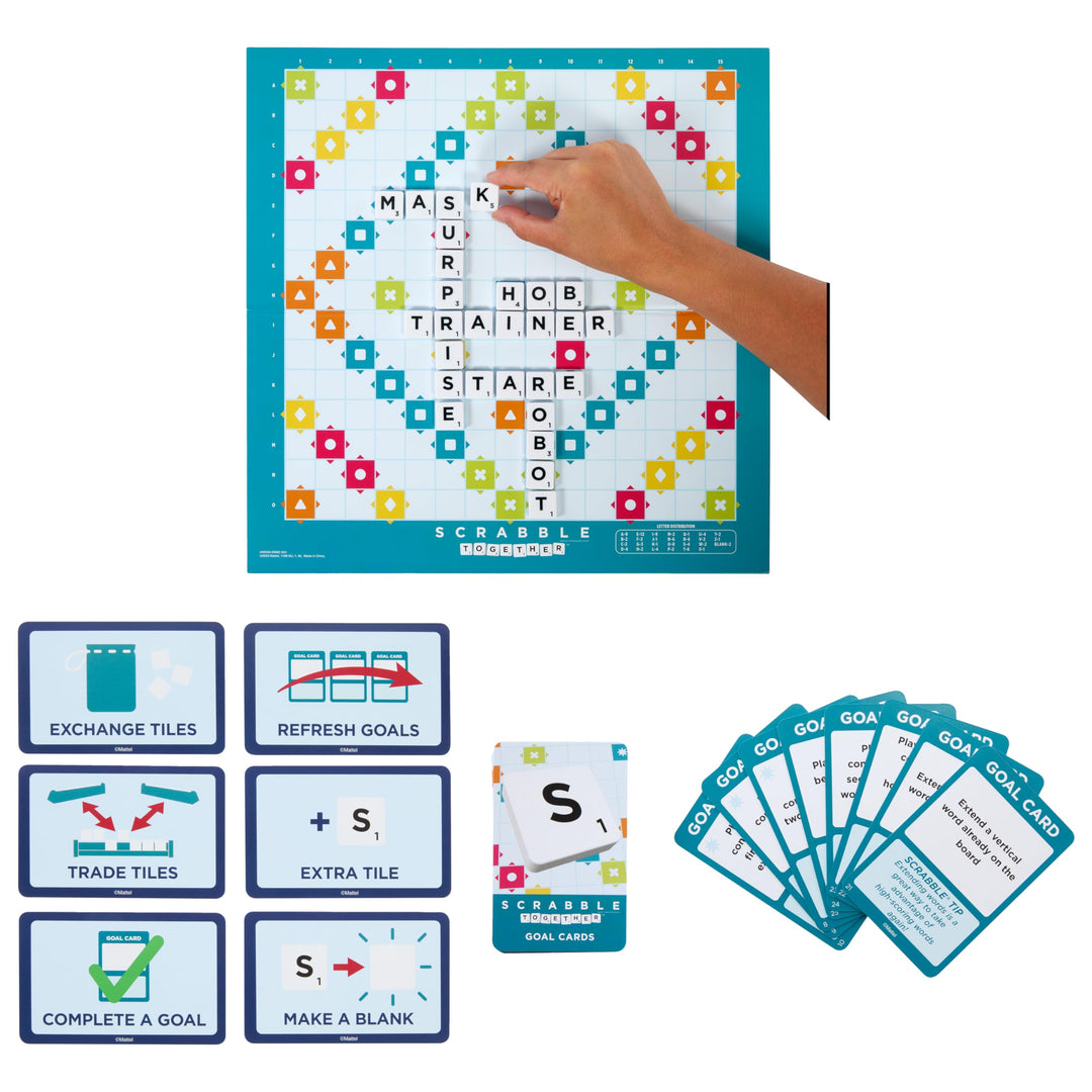 Mattel Games Scrabble German Edition Board Game HWD45