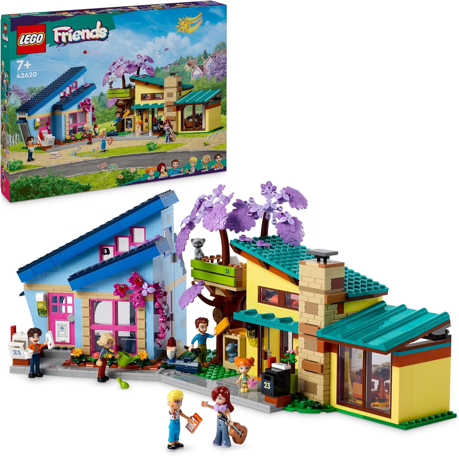 LEGO Friends Olly and Paisley's Family Houses Building Set 1