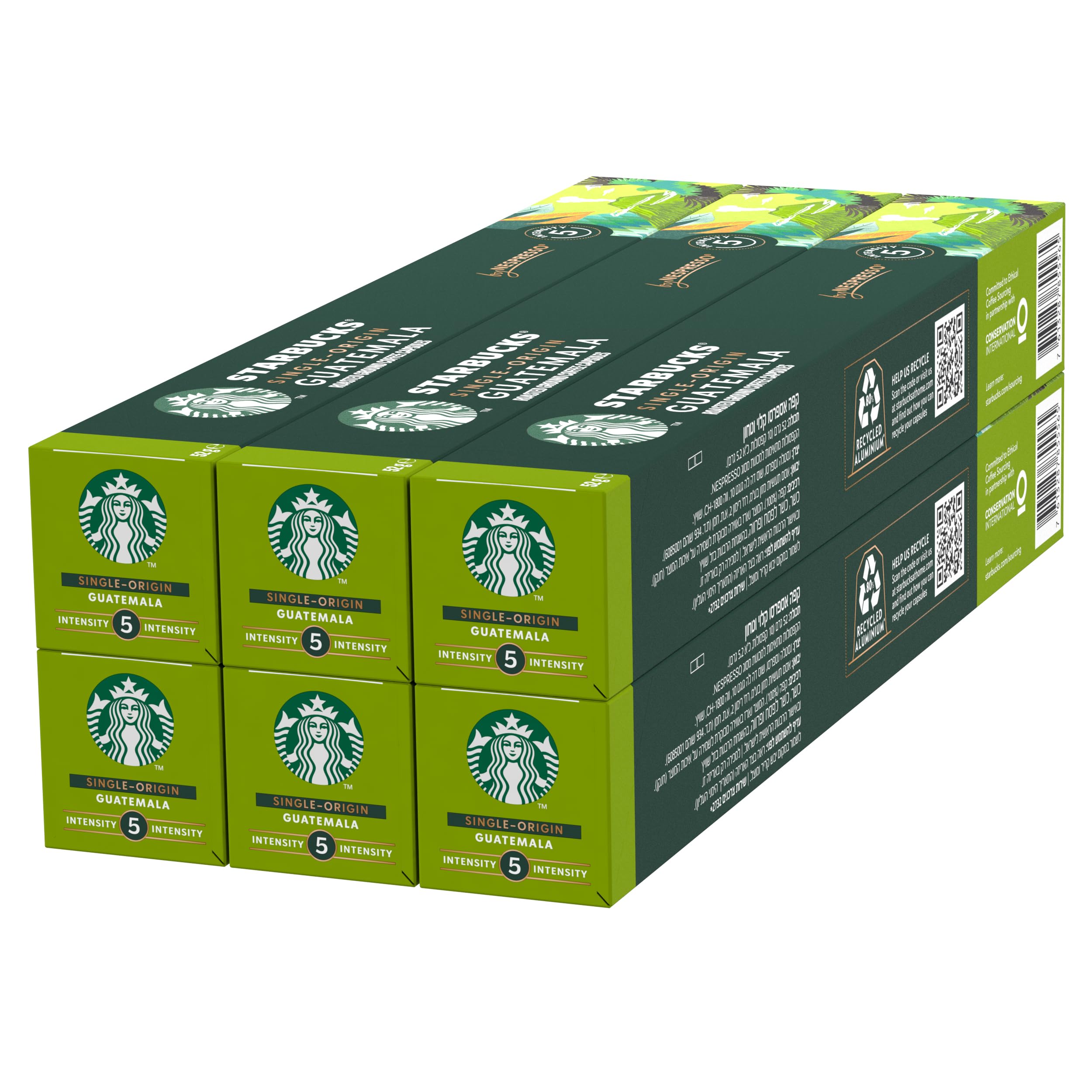 STARBUCKS Single-Origin Guatemala by Nespresso, Blonde Roast, Coffee Capsules, 48 Count 1