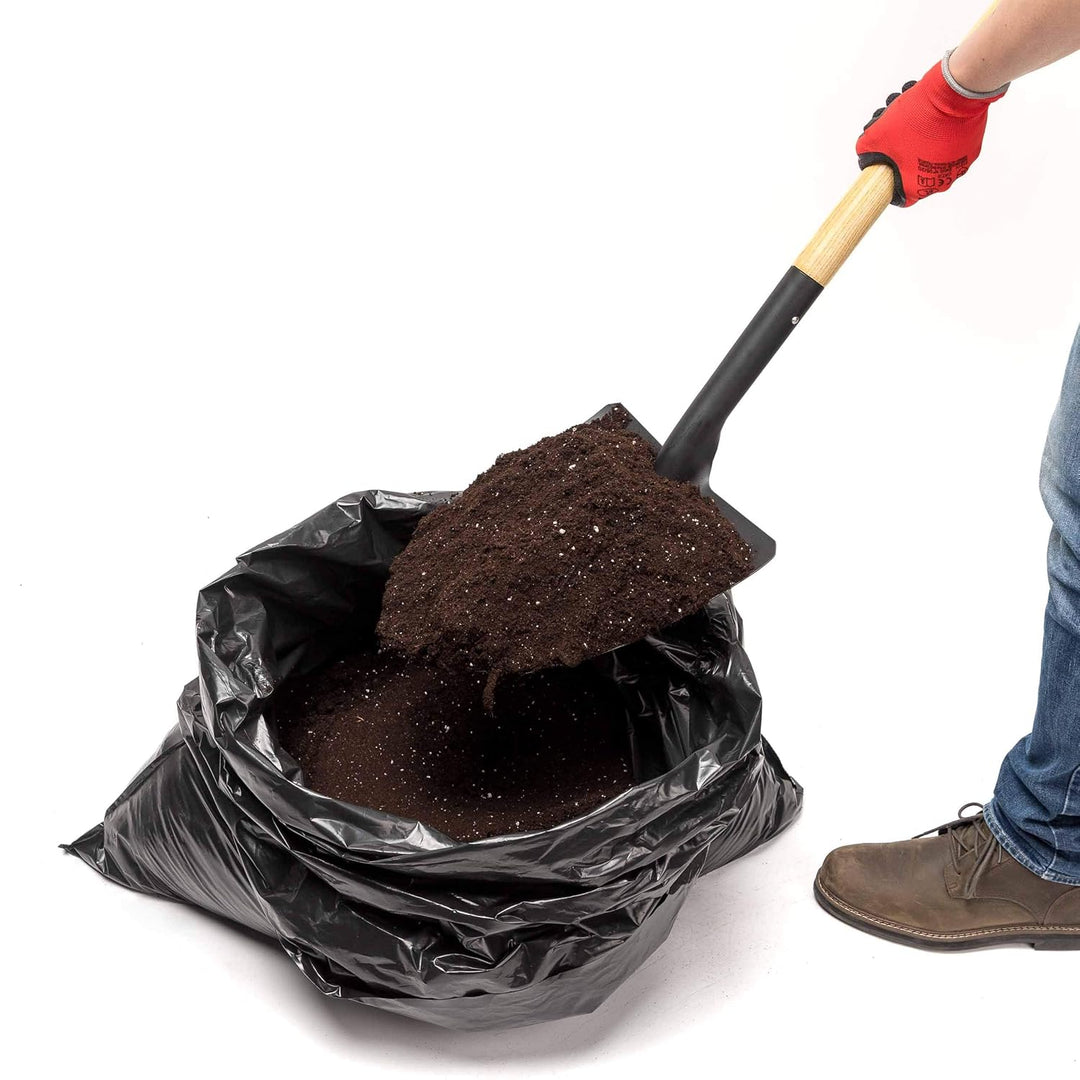 Relevo - Large Black Heavy Duty Bin Bags 150L, 100kg Weight Resistance, Weld-Free Rubble Sacks