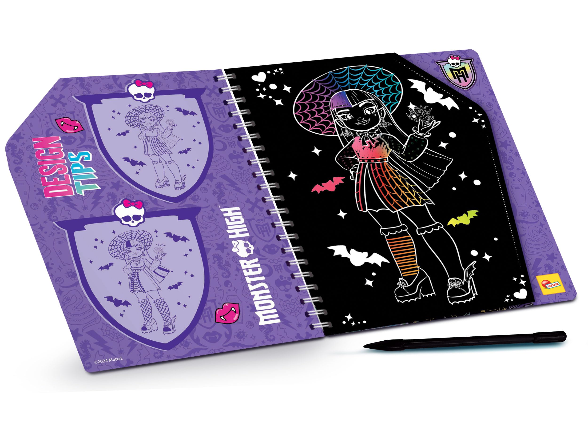 Lisciani Monster High Scratch Book - Monster Hug - For Children 4+