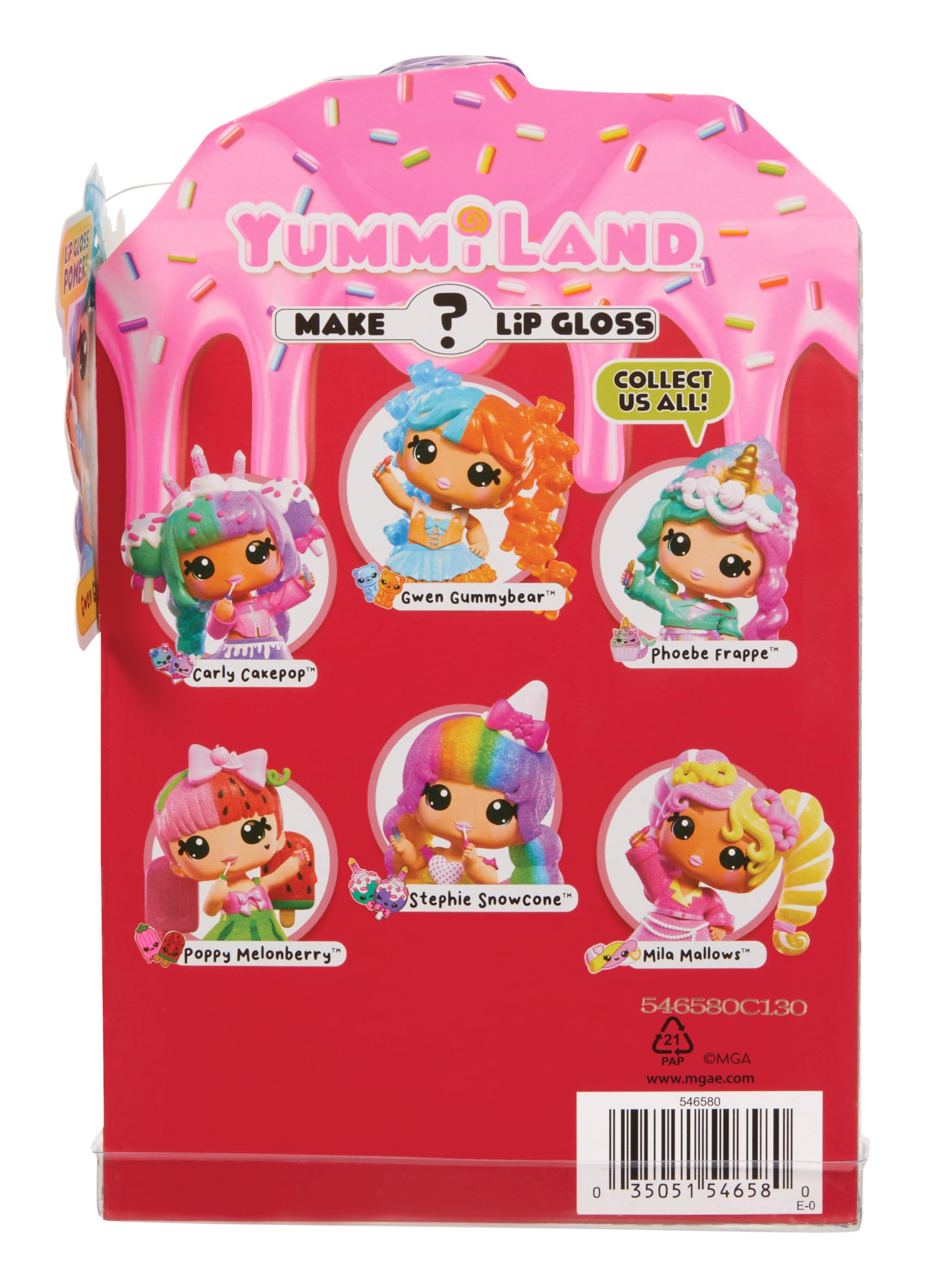 Yummiland Gwen Gummybear Lip Gloss Doll - Mystery Color Change Series 16