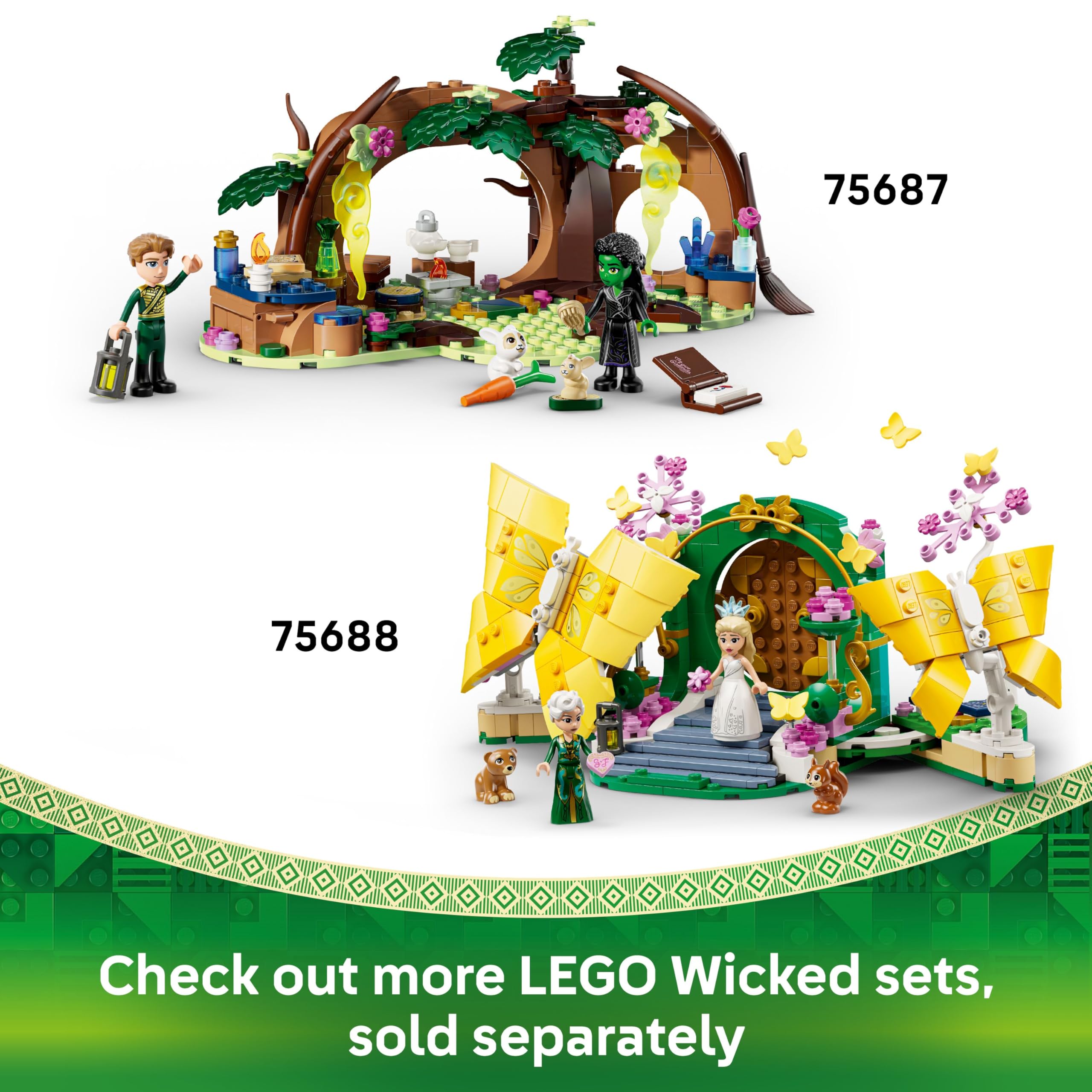 LEGO WICKED Emerald City & Kiamo Ko Castle Building Set - 2 Models, 2 Minidolls | Ages 9+ 7