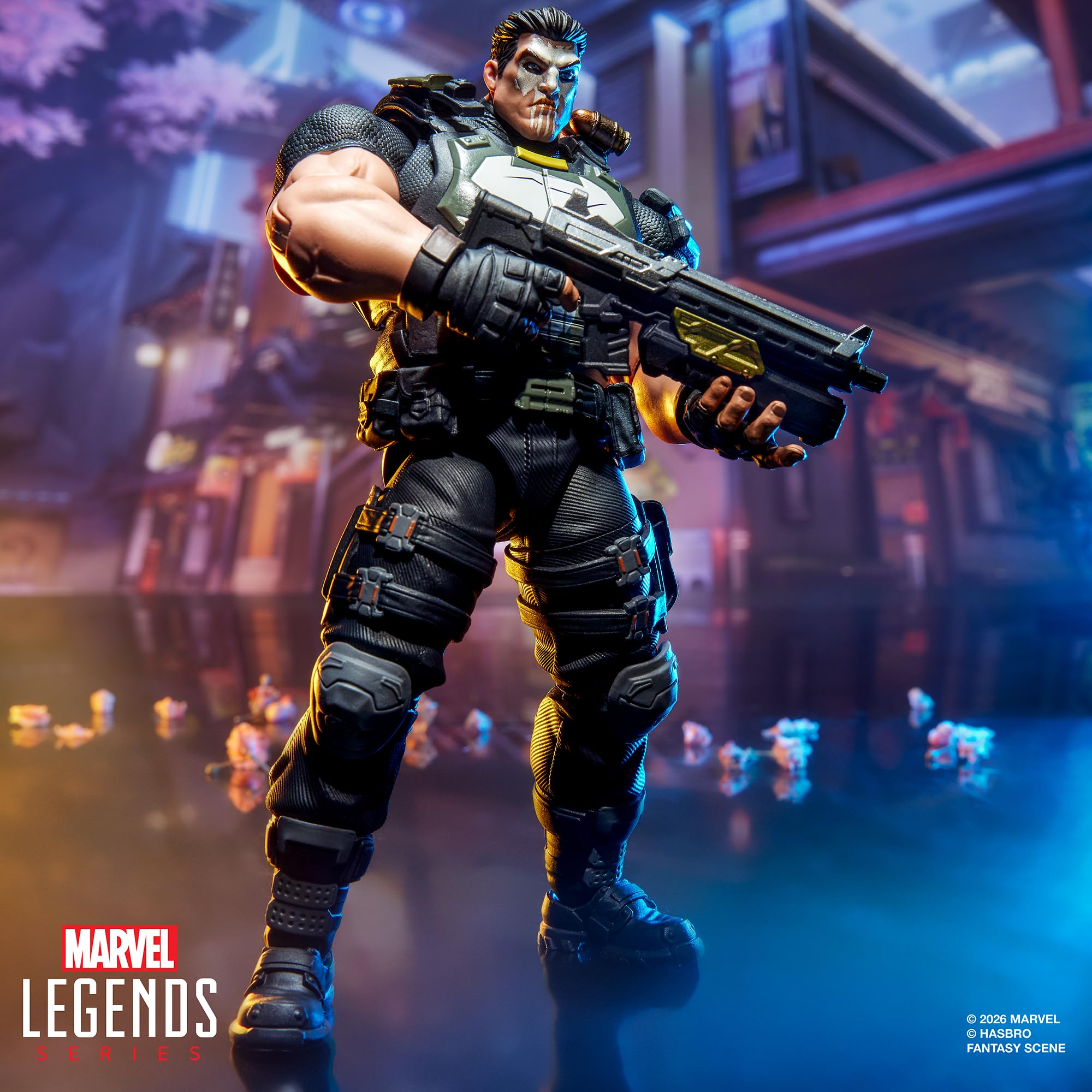 Marvel Legends Series The Punisher Action Figure - Marvel Rivals Video Game Inspired | 6 Inch 6