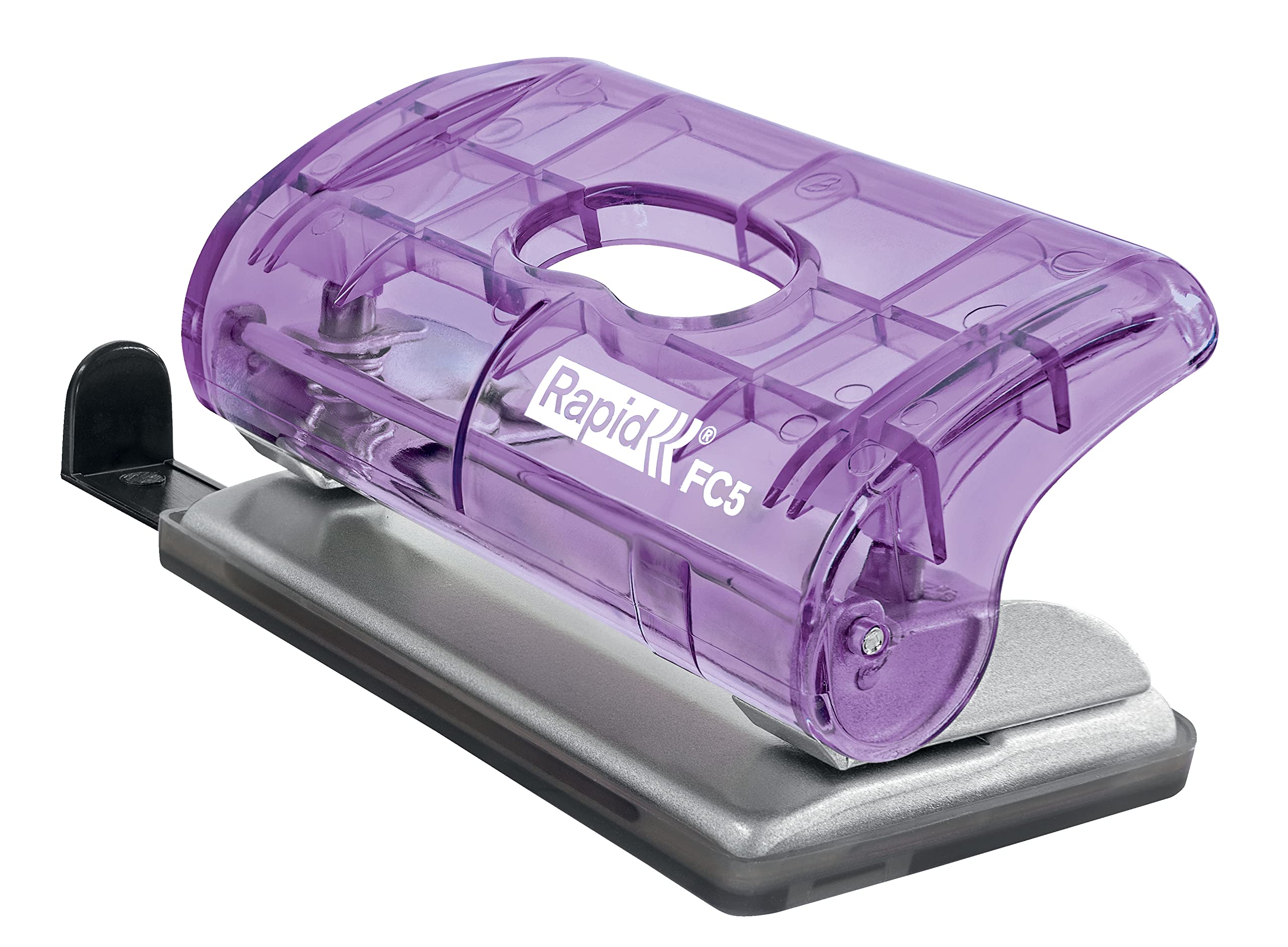 Esselte Rapid Mini 2 Hole Punch - 10 Sheet Capacity | Lavender Colour'Breeze