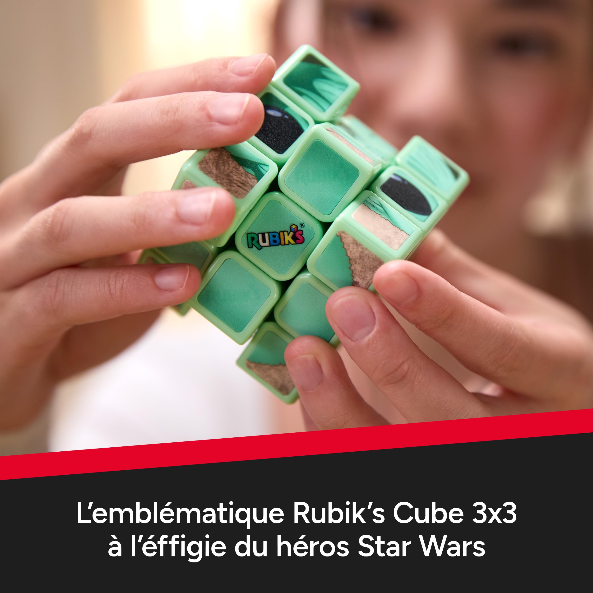 Rubik’s Cube Star Wars Grogu Cuber 3x3 Puzzle with Display Stand - Ages 8+ 7