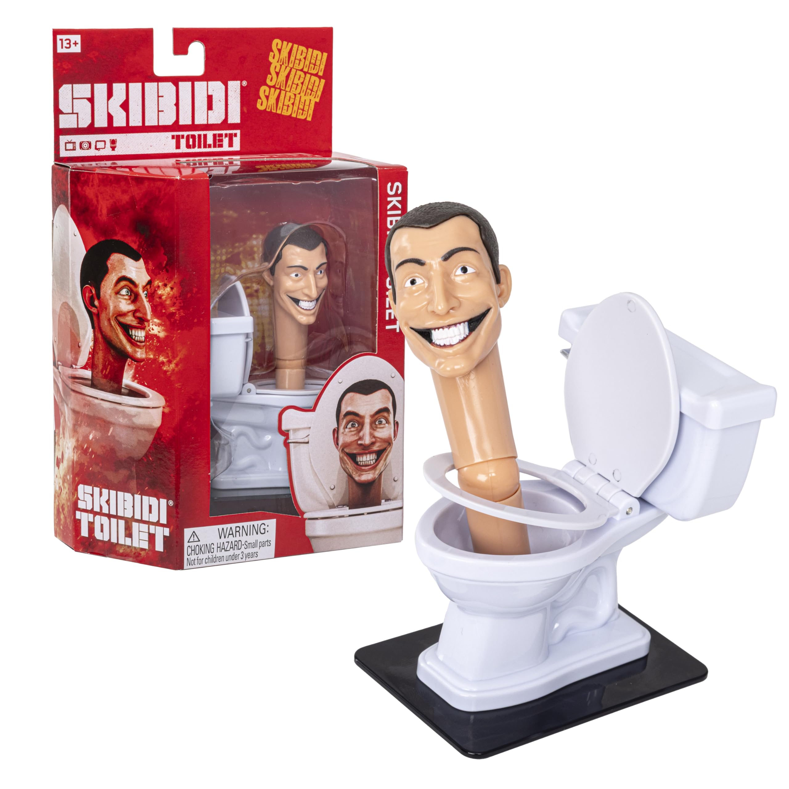 SKIBIDI TOILET Deluxe Figure Series 2 Collectable Figure - 6 Inches Tall | Plastic | White 1