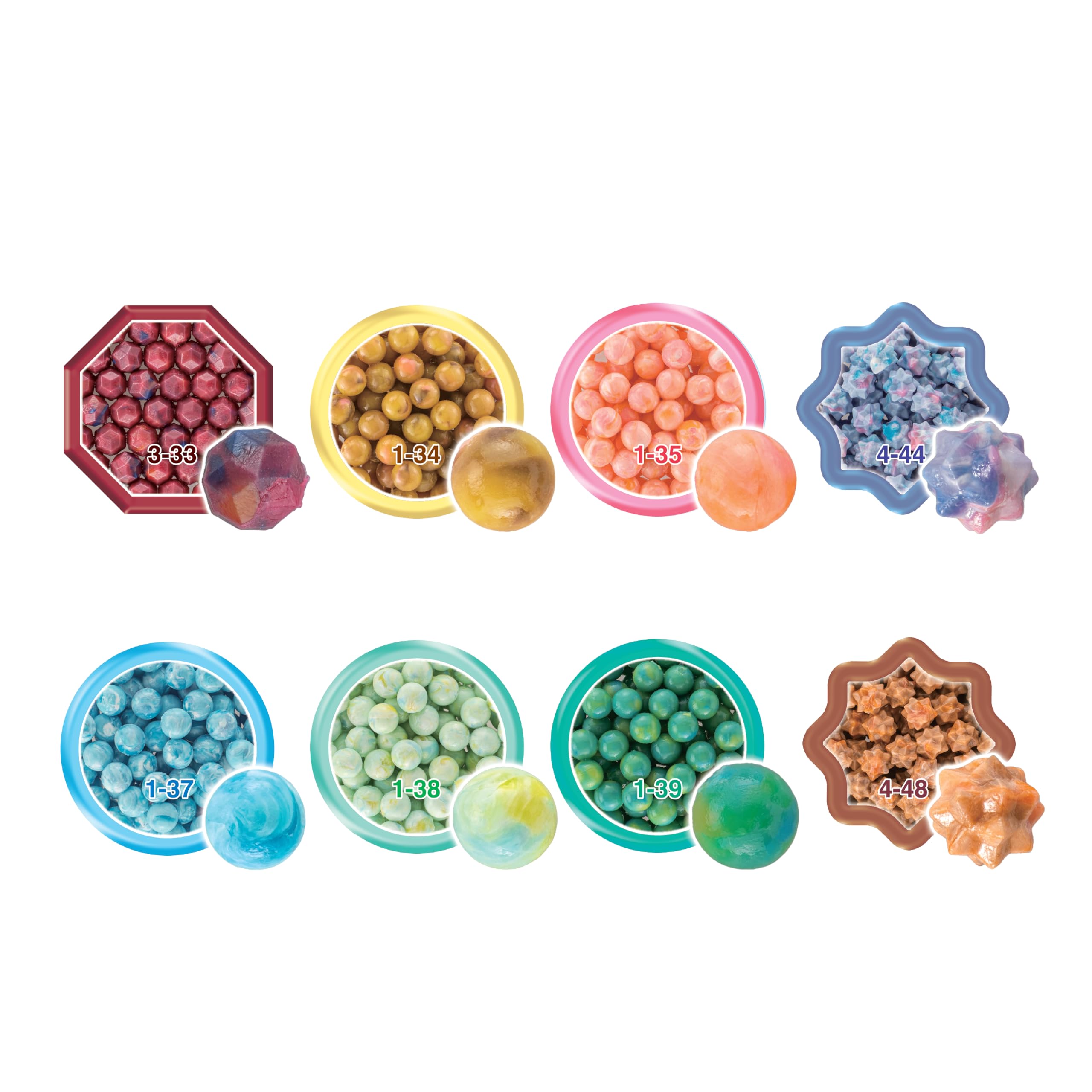 Aquabeads Watercolour Bead Pack Refill Set - 800 Beads, Mixed Colours (35089) 3