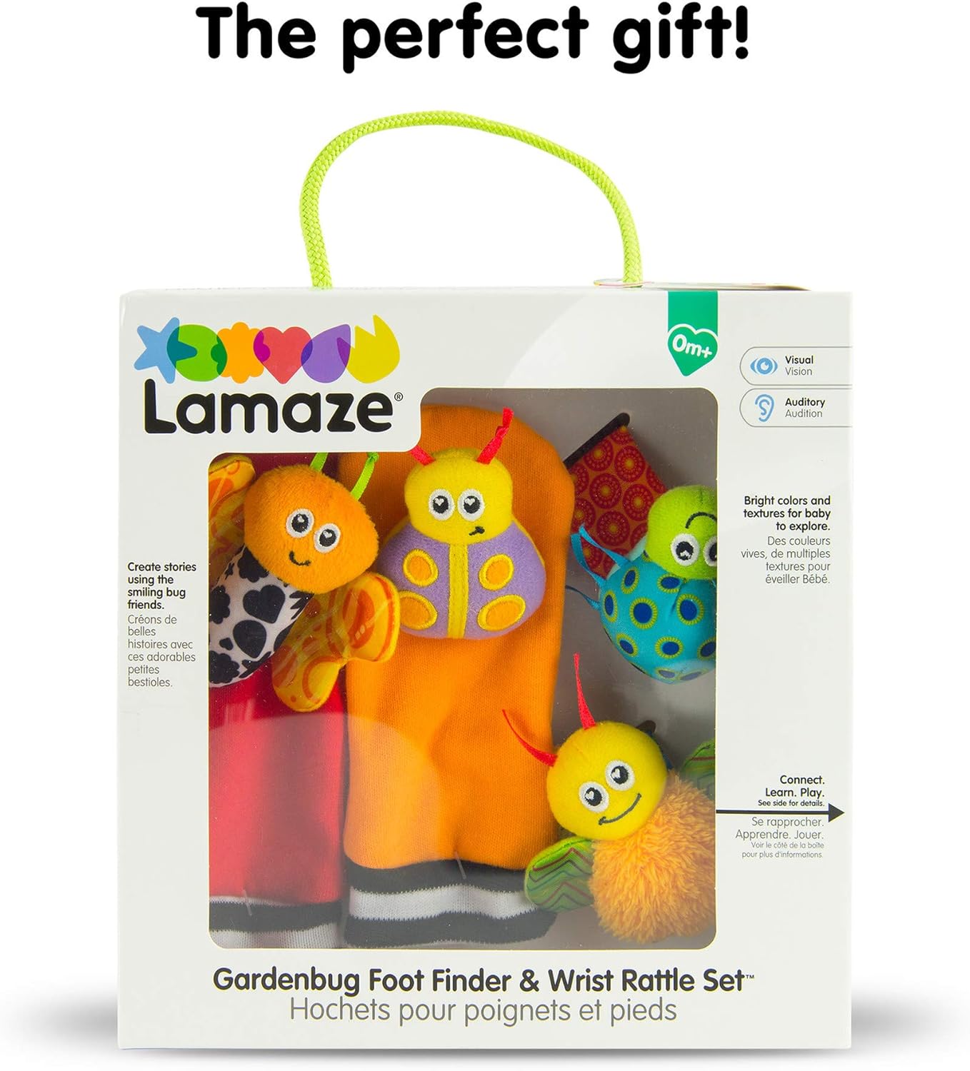 Lamaze Gardenbug Wrist & Foot Finder Rattle Set - Sensory Baby Toy for 0-6 Months 9