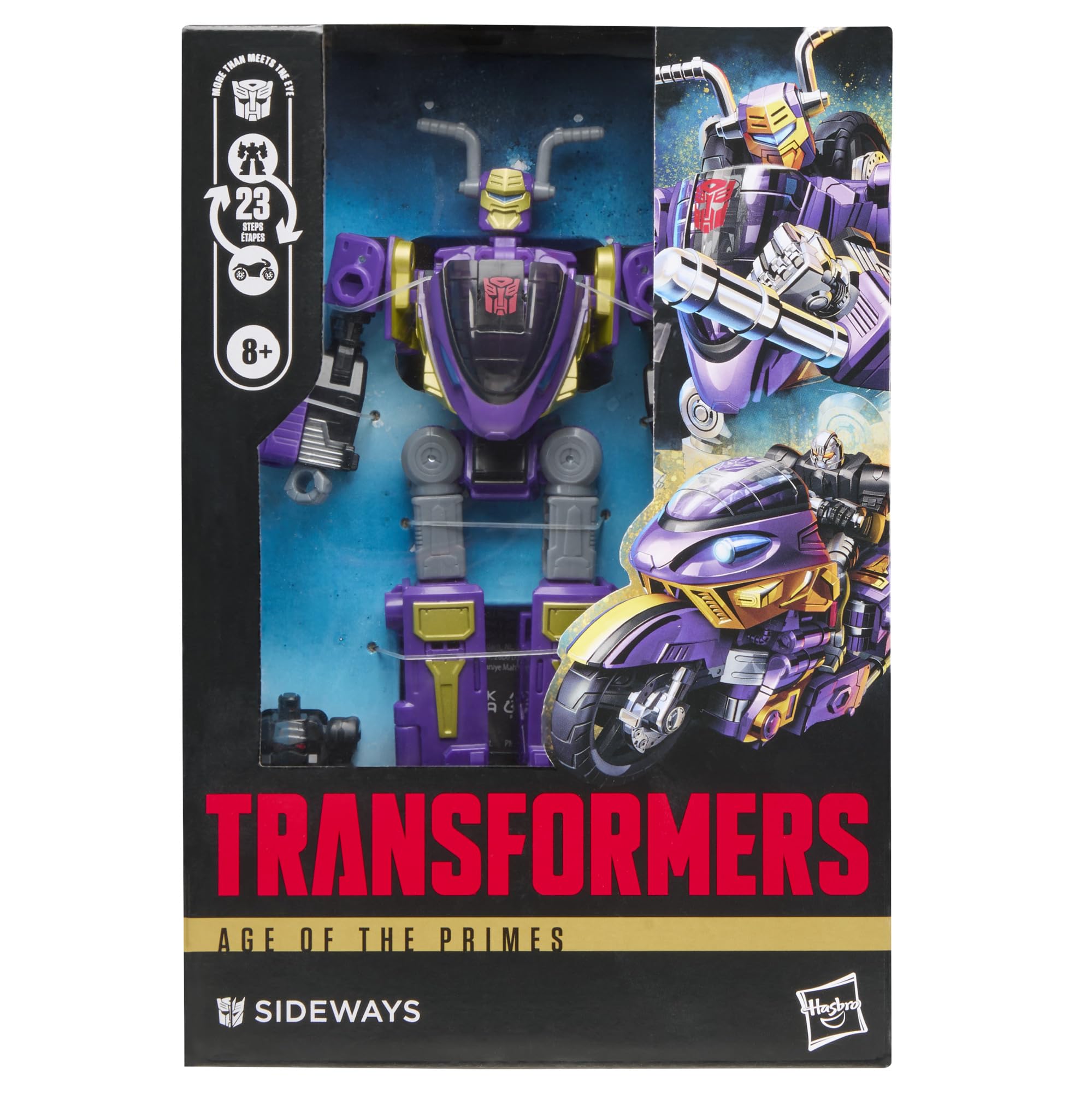 Transformers Age of the Primes Sideways Voyager Class Action Figure | 14.5-cm | Converts in 23 Steps 2
