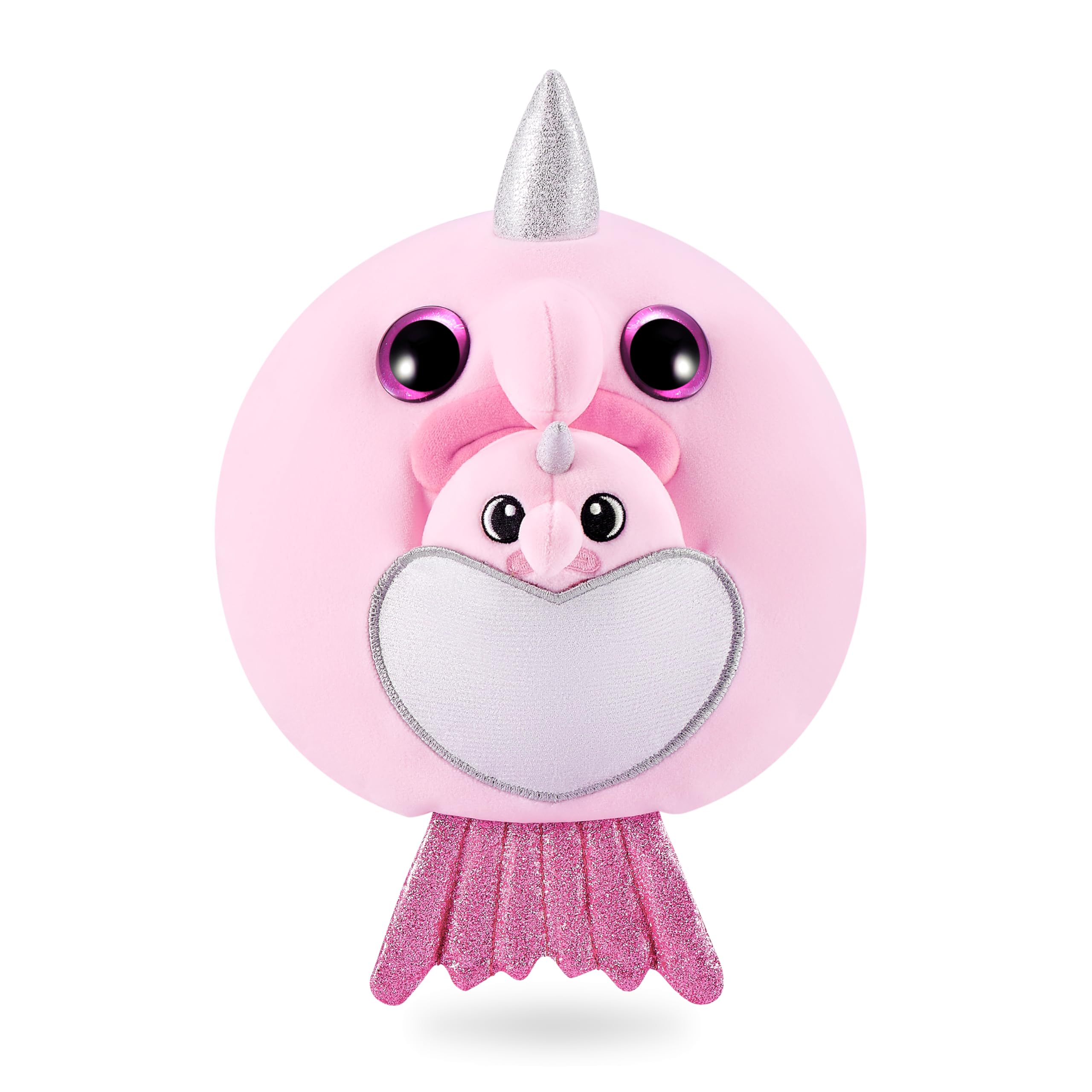 Rainbocorns Mamacorn Surprise by ZURU - Collectible Plush Toy with 30+ Surprises for Girls 3+ 7