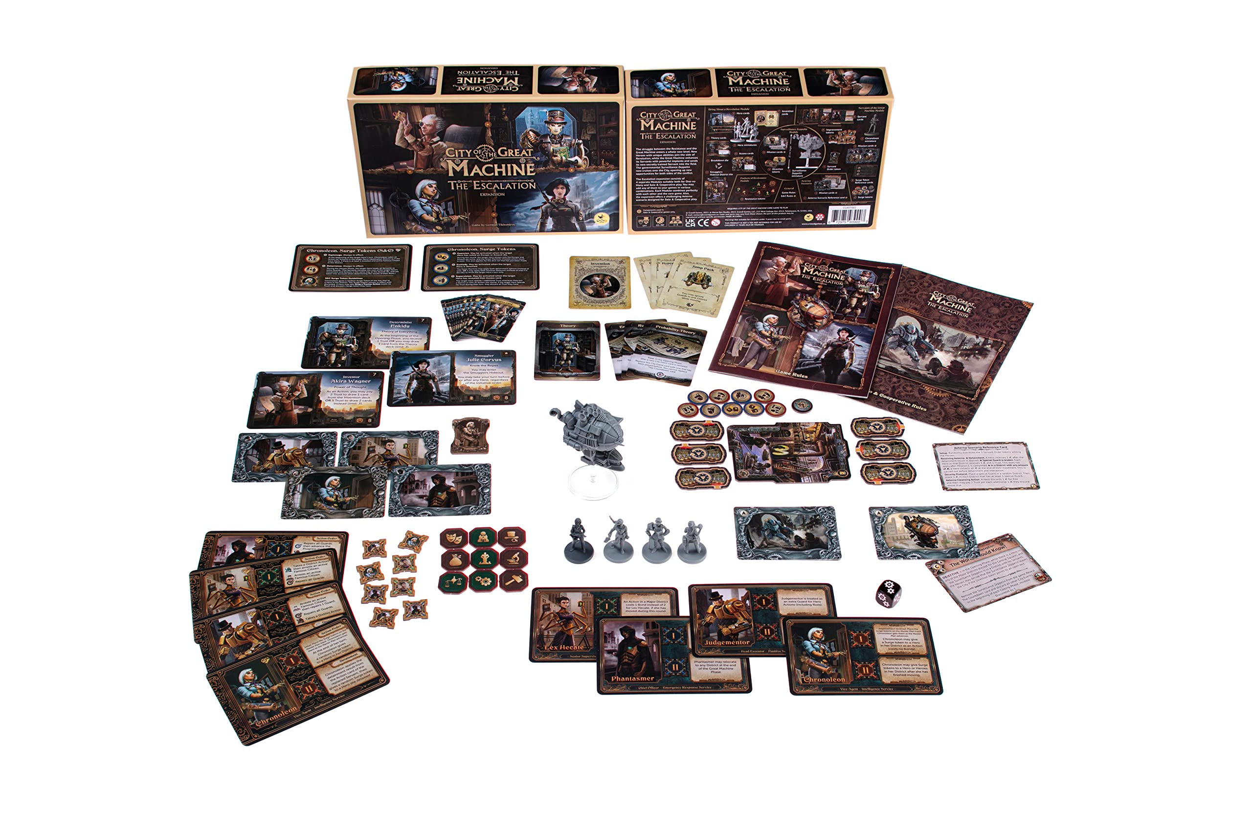 City of The Great Machine: The Escalation Board Game Expansion - 1-4 Players 1
