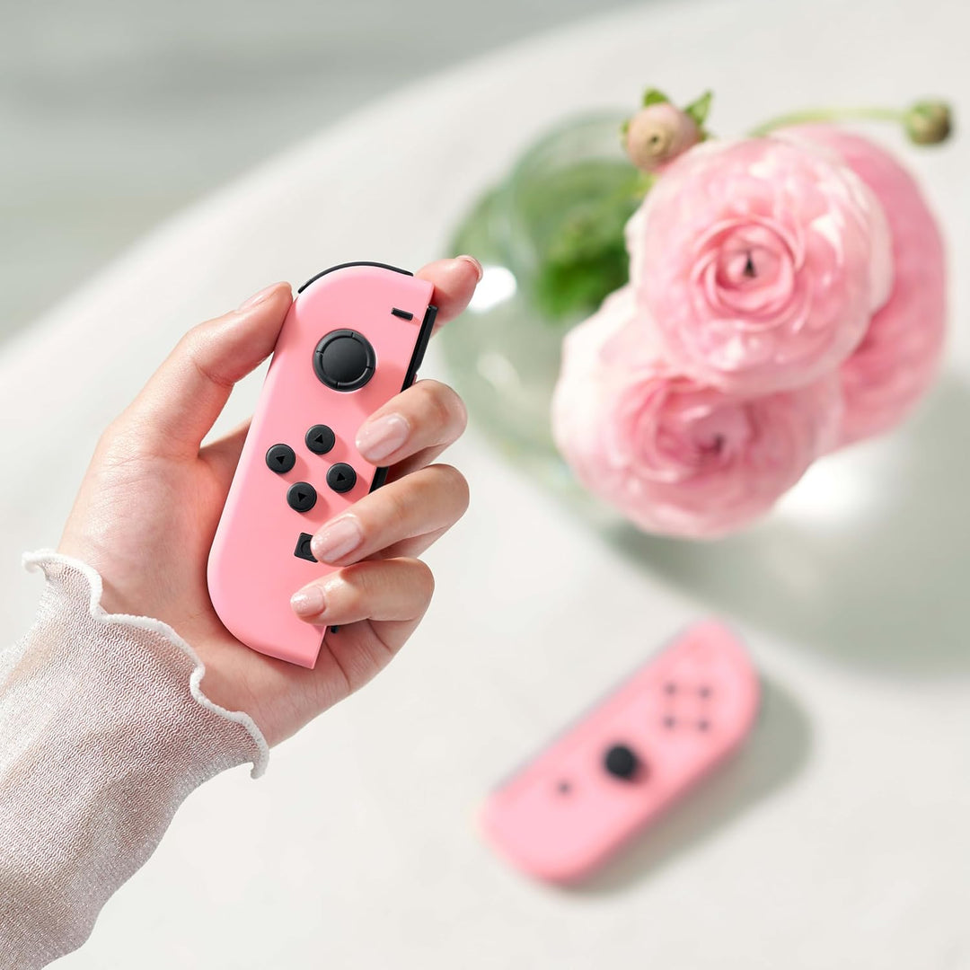 Princess Peach: Showtime! - Nintendo Switch Joy-Con Pair (Pastel Pink)