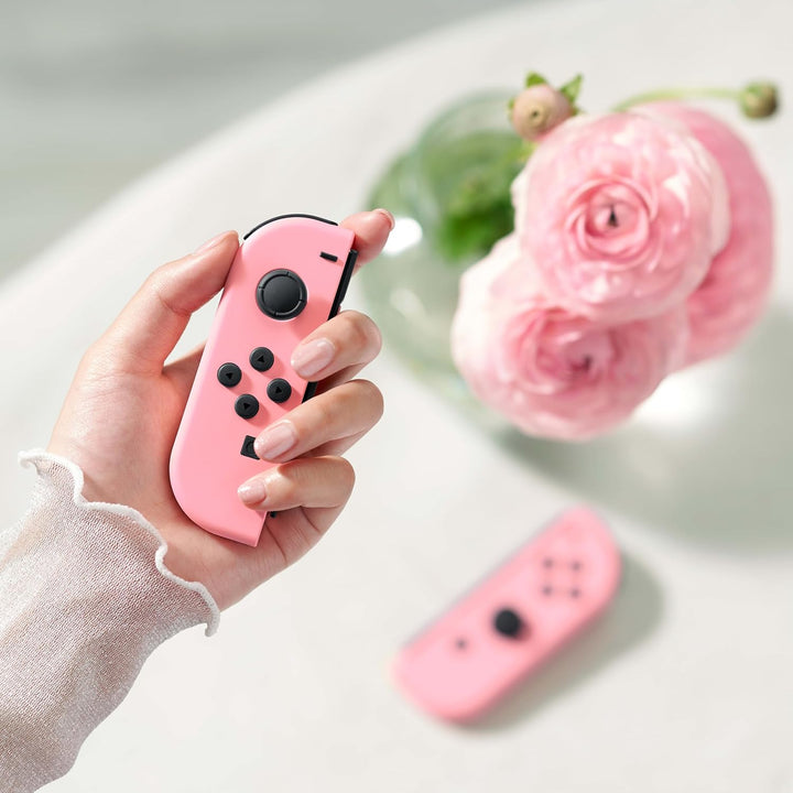 Princess Peach: Showtime! - Nintendo Switch Joy-Con Pair (Pastel Pink)