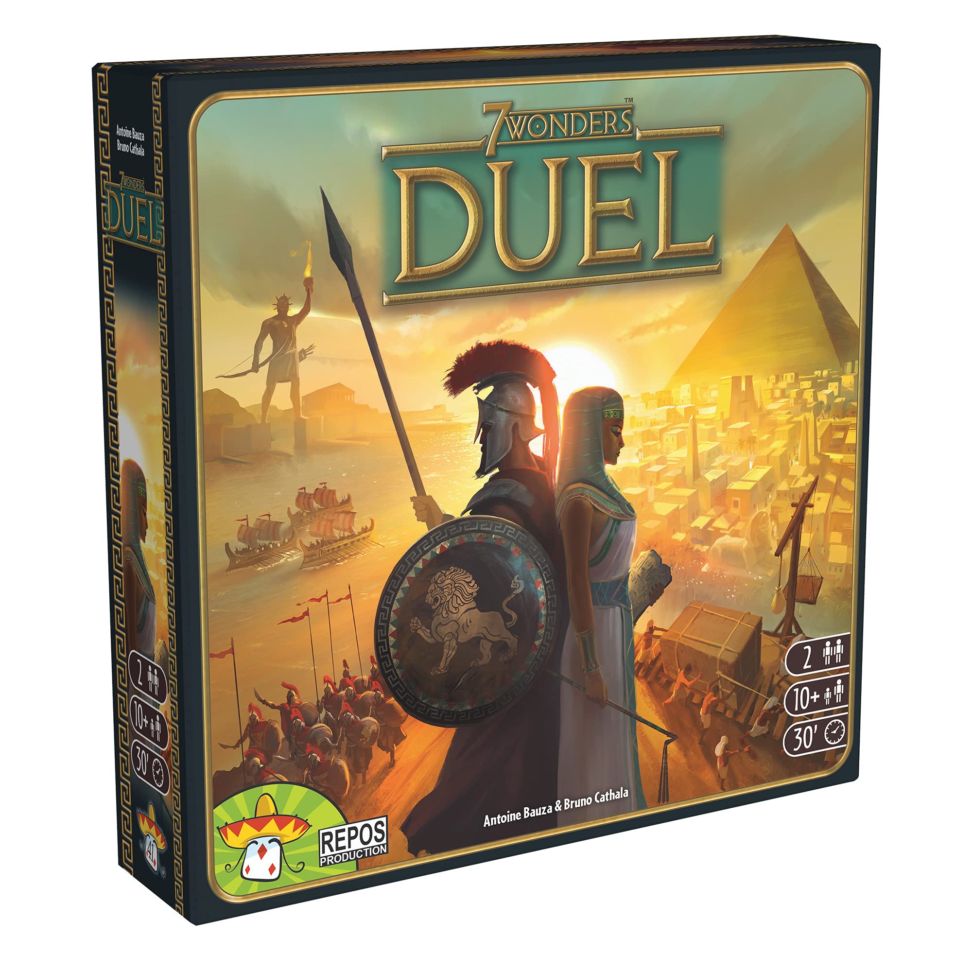 Asmodee 7 Wonders Duel Board Game | Ages 10+ | 2 Players | 30 Min Playtime 1
