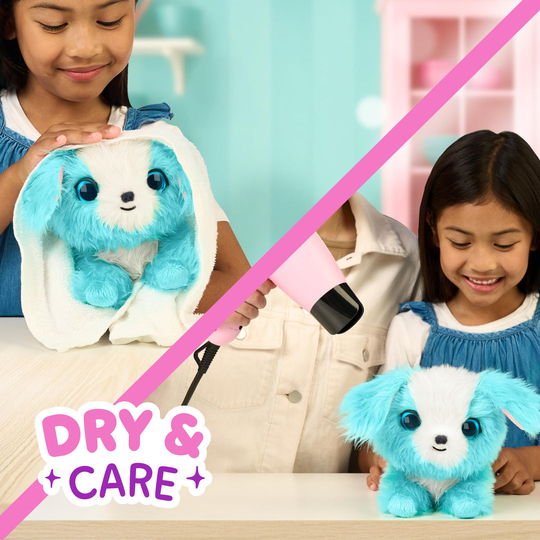 Scruff-a-Luvs Pet Scruffs Blue - Wash & Reveal Mystery Plush Toy, 7.5" Tall