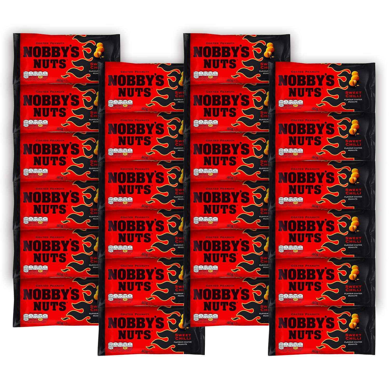 Nobby's Nuts Sweet Chilli Coated Peanuts, 40 g (Pack of 20) 4