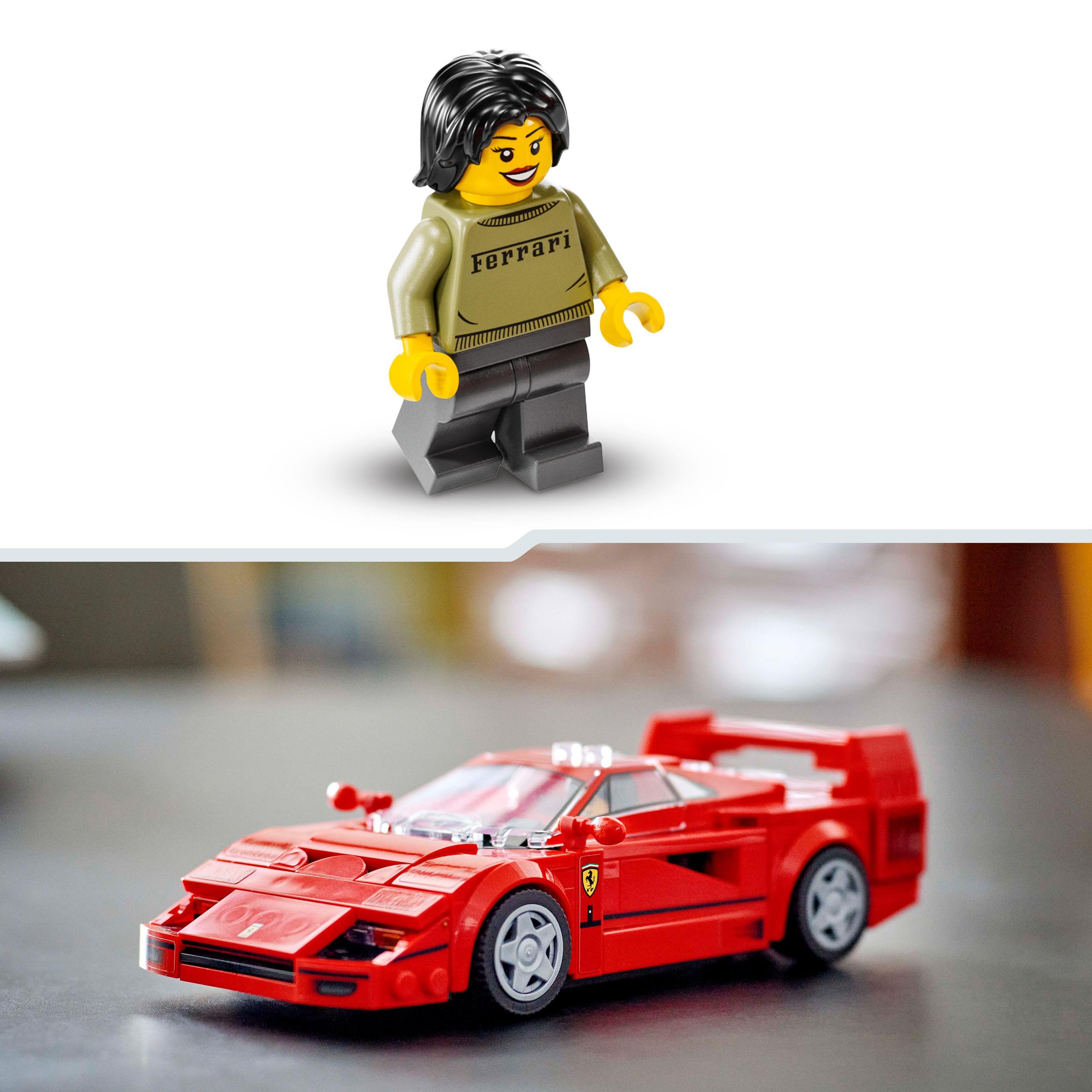 LEGO Speed Champions Ferrari F40 Supercar Building Set - Ages 9+ 5