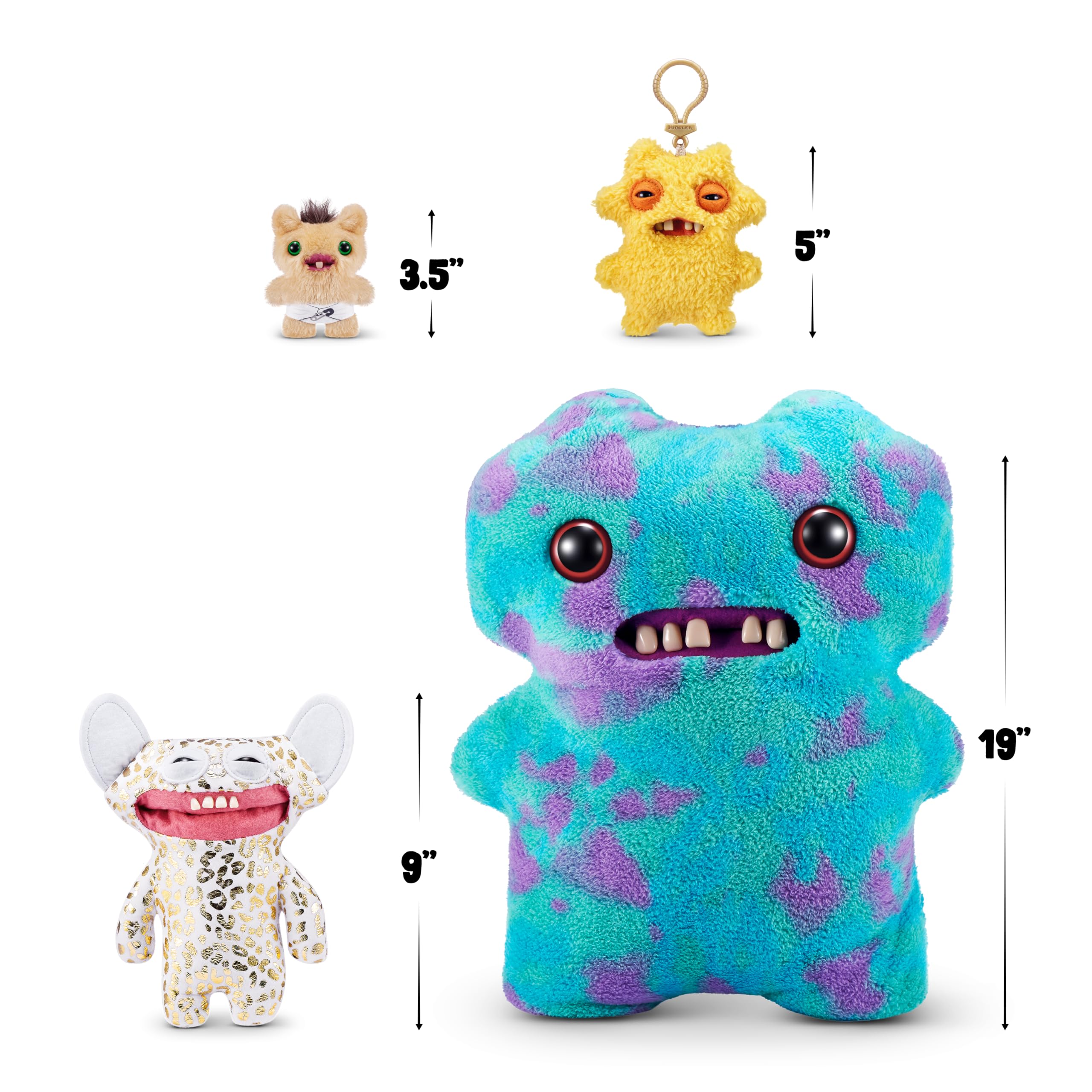 Fuggler Gold Fuggs by ZURU - Funny Ugly Monster Plush Collectible Toy 11