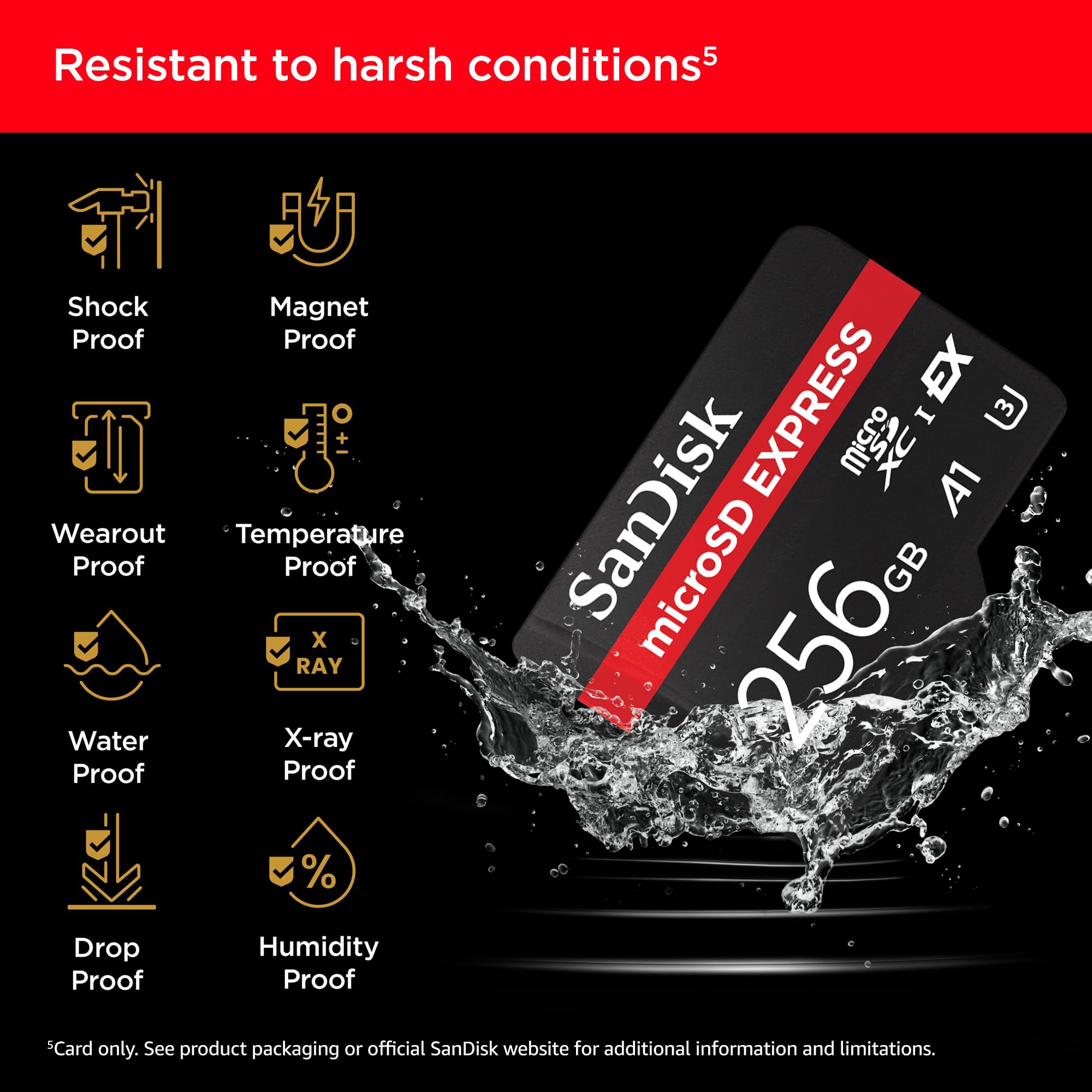 SanDisk microSD Express Card 256GB - Works with Nintendo Switch™ 2 (Up to 8 7