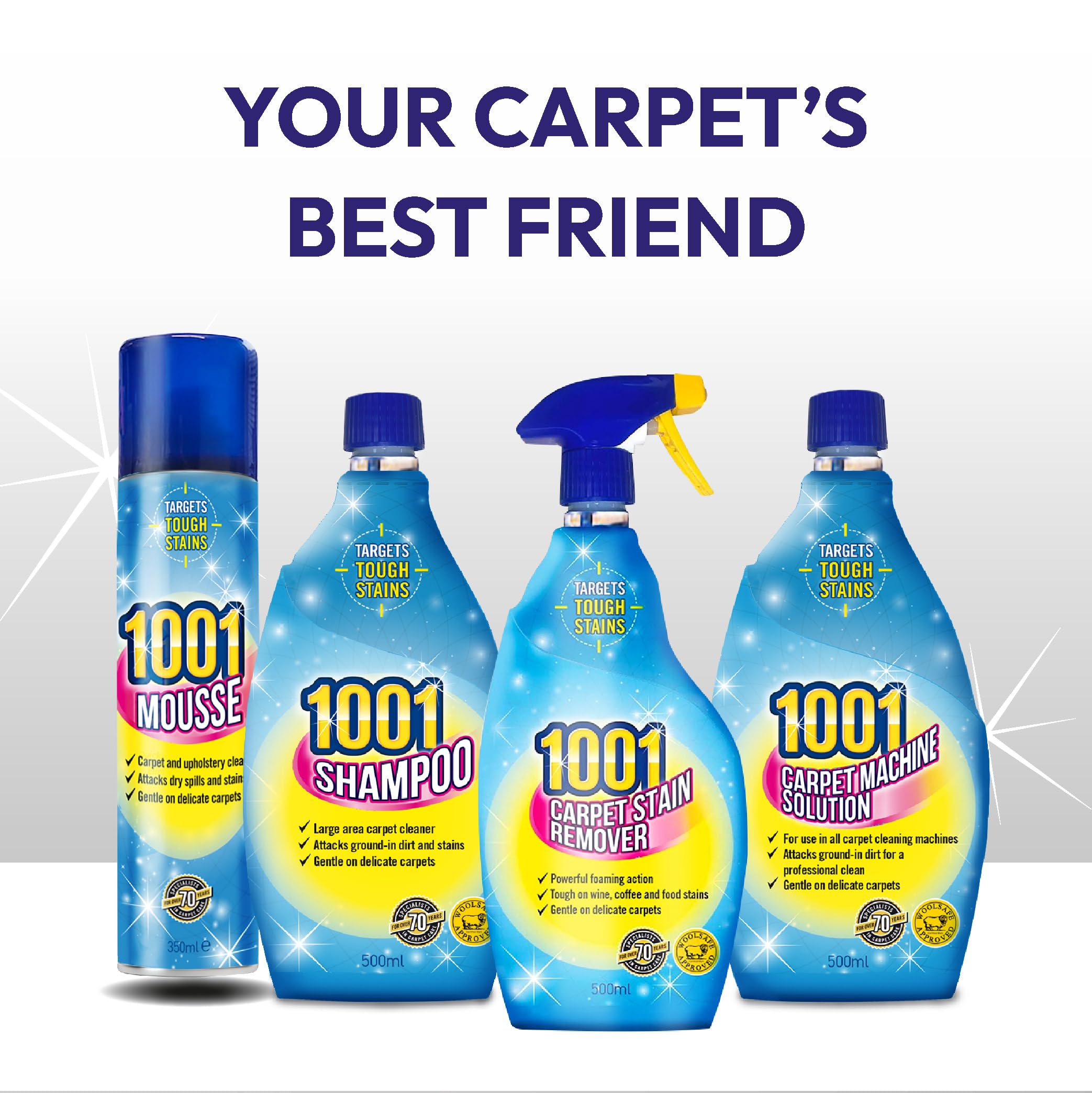 1001 Carpet Stain Remover Spray - Tough on Stains, Gentle on Carpets | 500ml 7