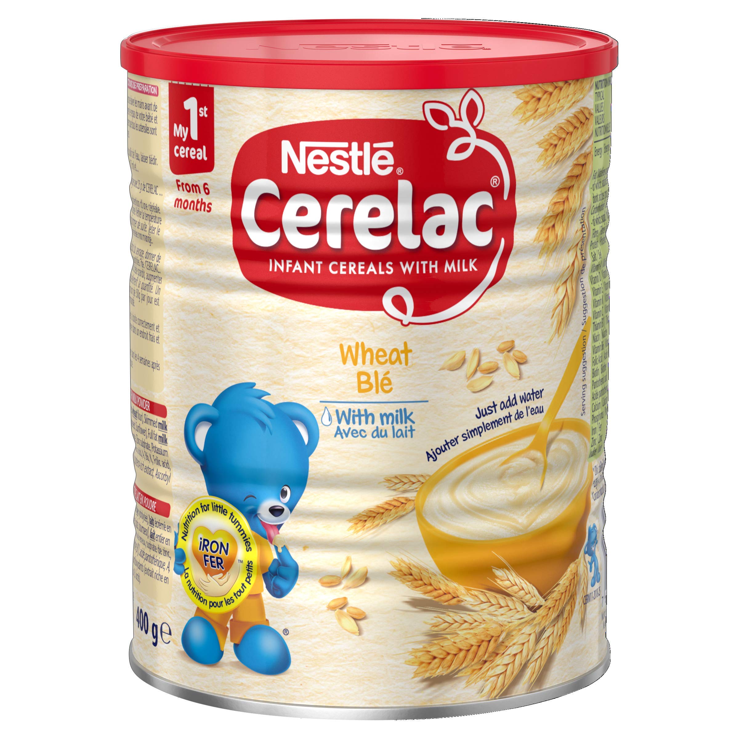 Cerelac Wheat Infant Cereal with Milk - Suitable from 6 Months+ | 400g 1