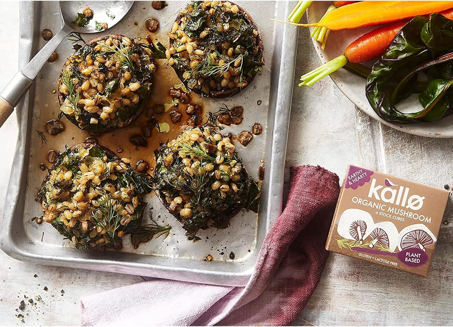 Kallo Organic Mushroom Stock Cubes - Gluten Free, Vegan & Coeliac Friendly Vegetable Stock 11