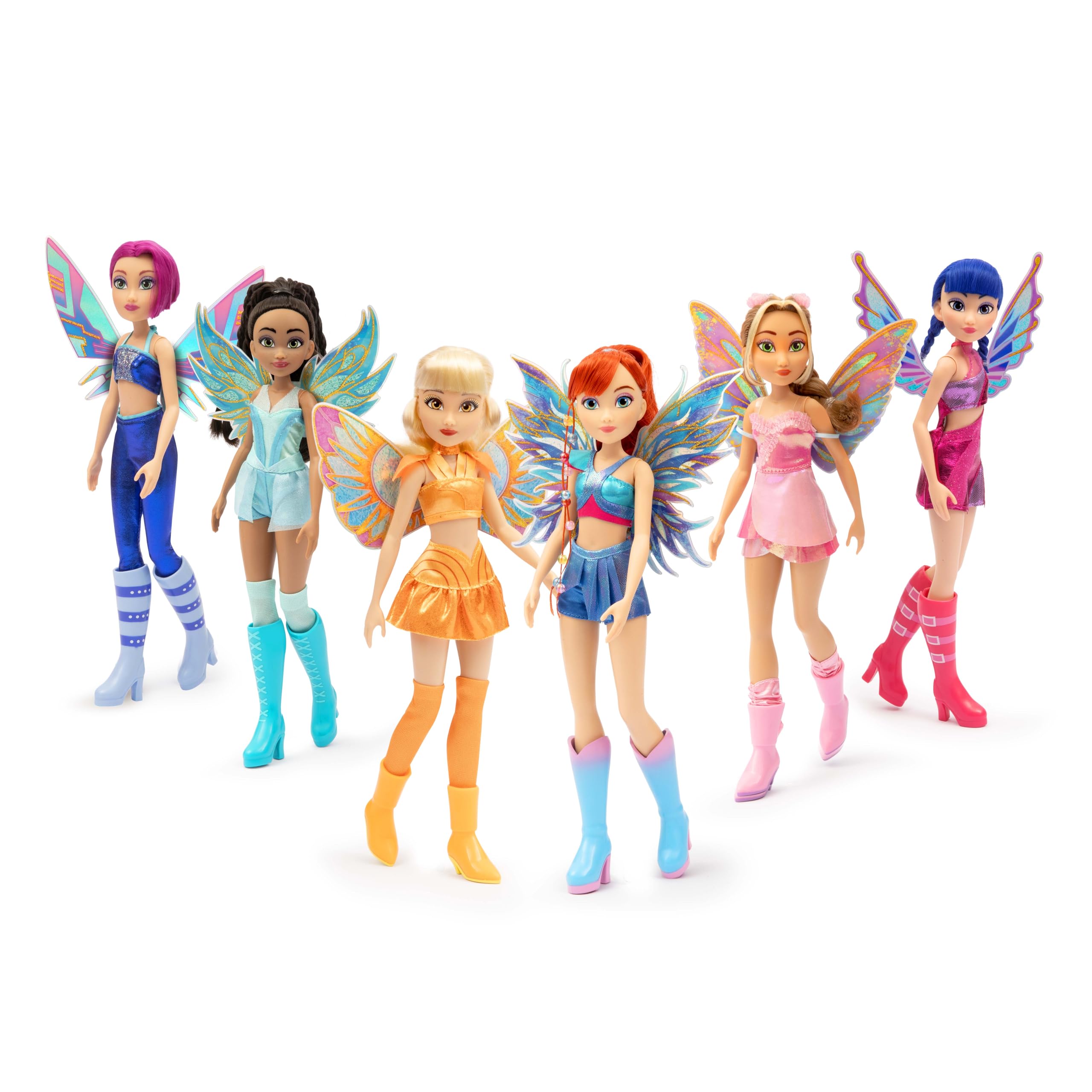 Winx Club Flora Fairy Doll - 10.24 Inch Soft Doll with Glitter Wings & Articulated Joints | Ages 4+ 5