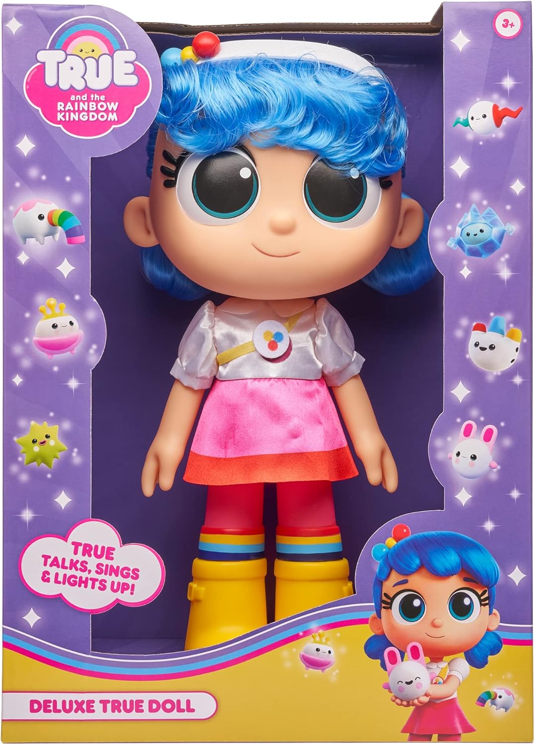 True and The Rainbow Kingdom Talking Doll with LED Lights & Sounds - 30cm Interactive Musical Toy 1