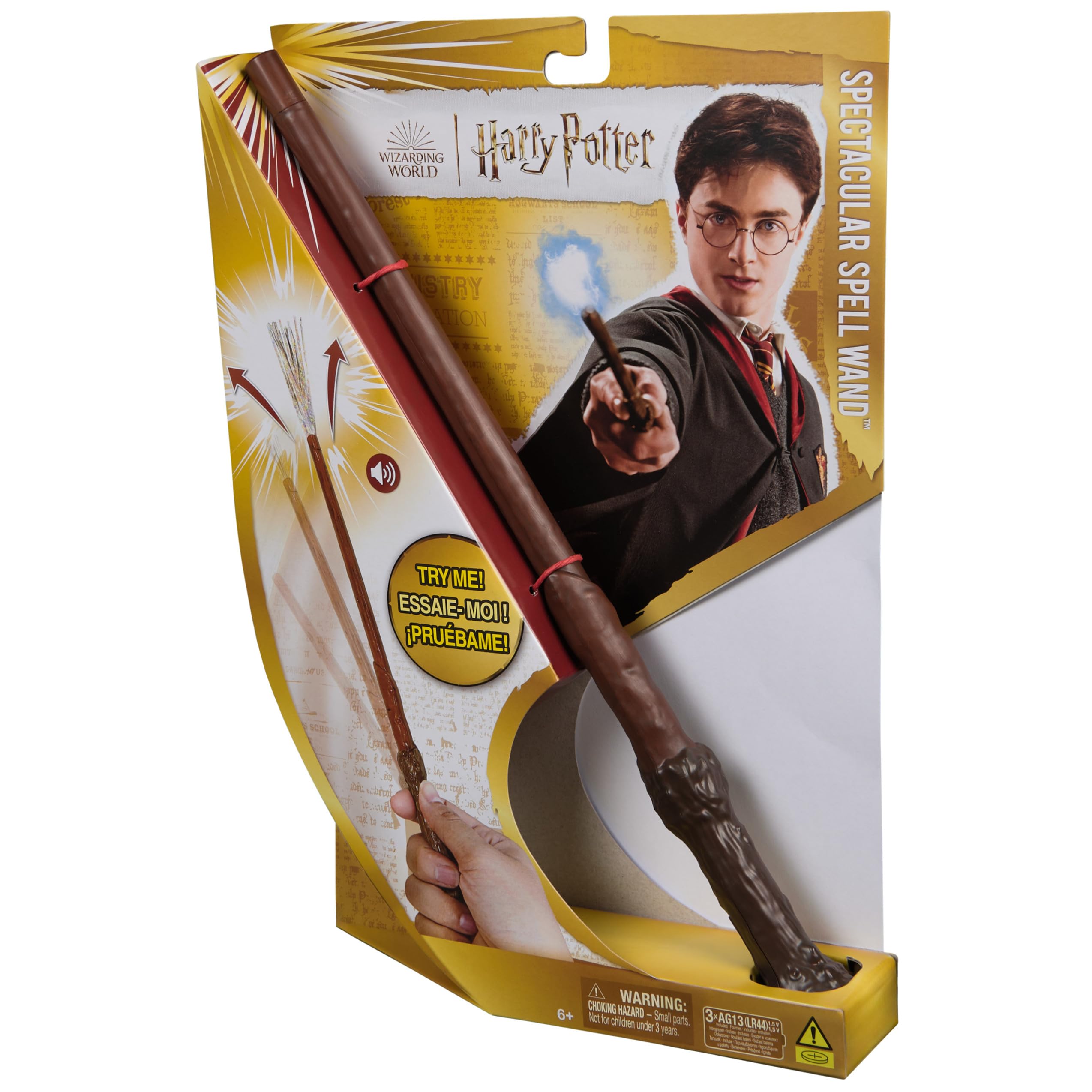 Wizarding World Harry Potter - 11-inch Spectacular Spell Magic Wand with Spa 9