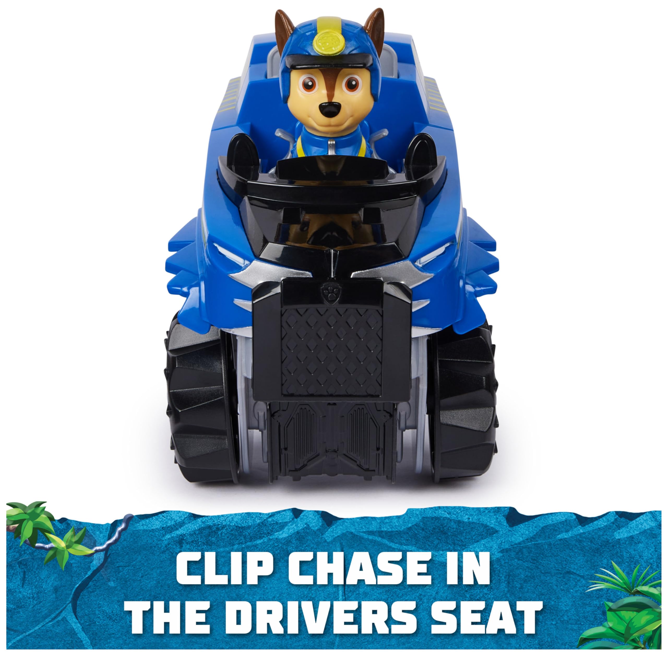 Paw Patrol Jungle Pups Chase Tiger Vehicle Playset with Action Figure | Ages 3+ | Multicoloured 3