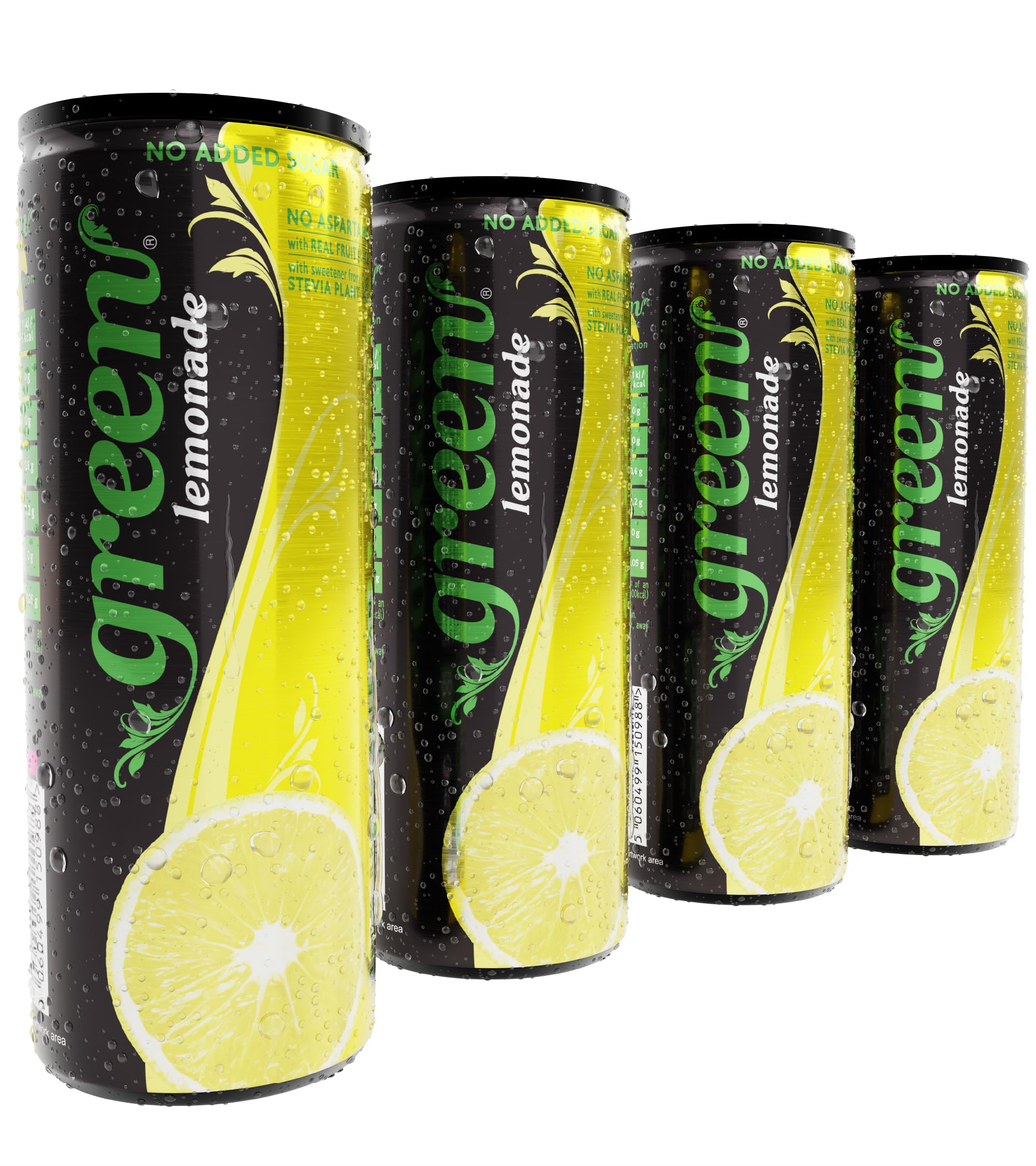 Green Cola Sparkling Lemonade - Low Calorie, Sugar-Free | 4 Pack x 330ml 1
