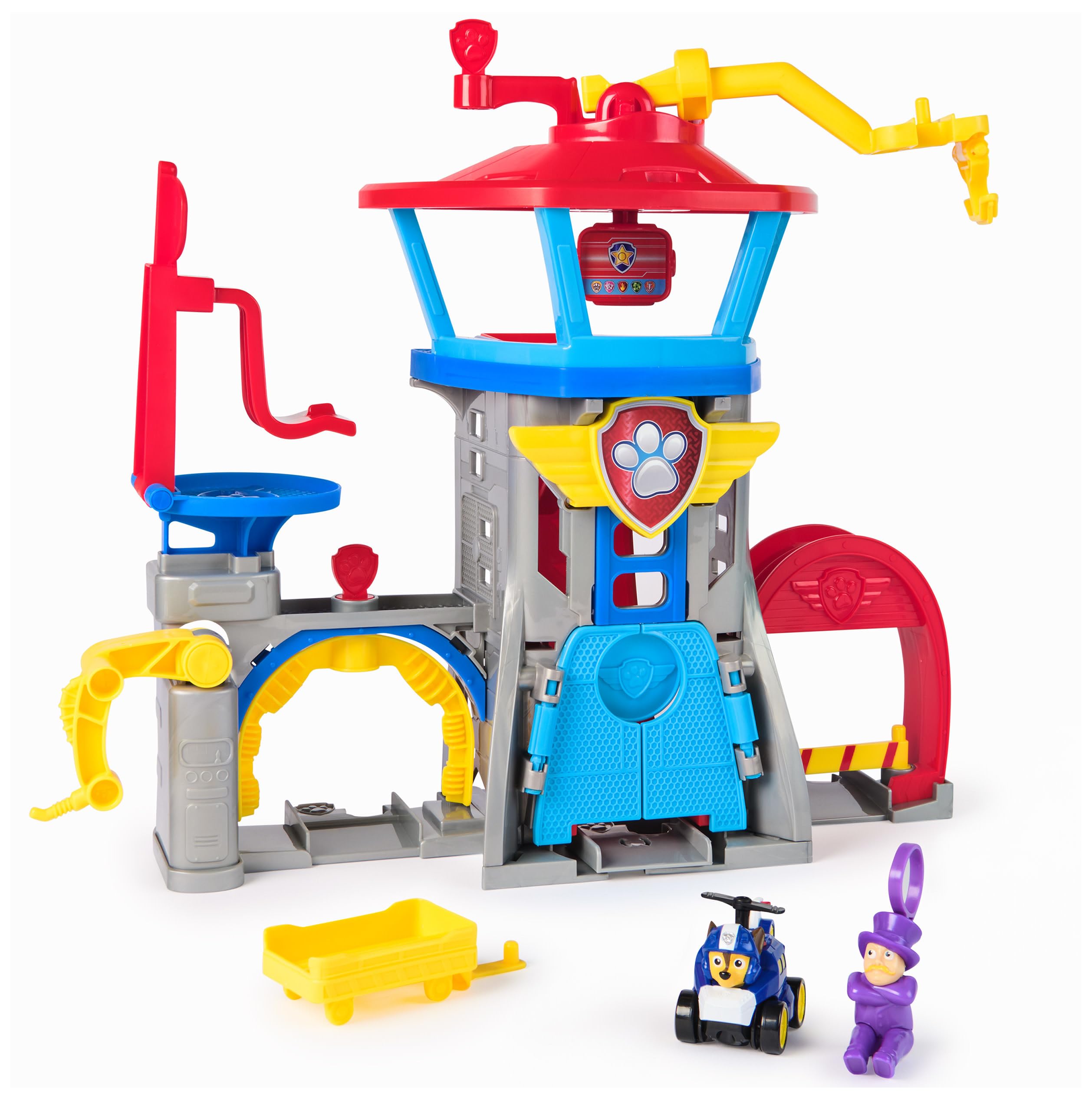 Paw Patrol Air Rescue Pup Squad Adventure Bay Airport Playset with Chase | Over 30cm Tall 1