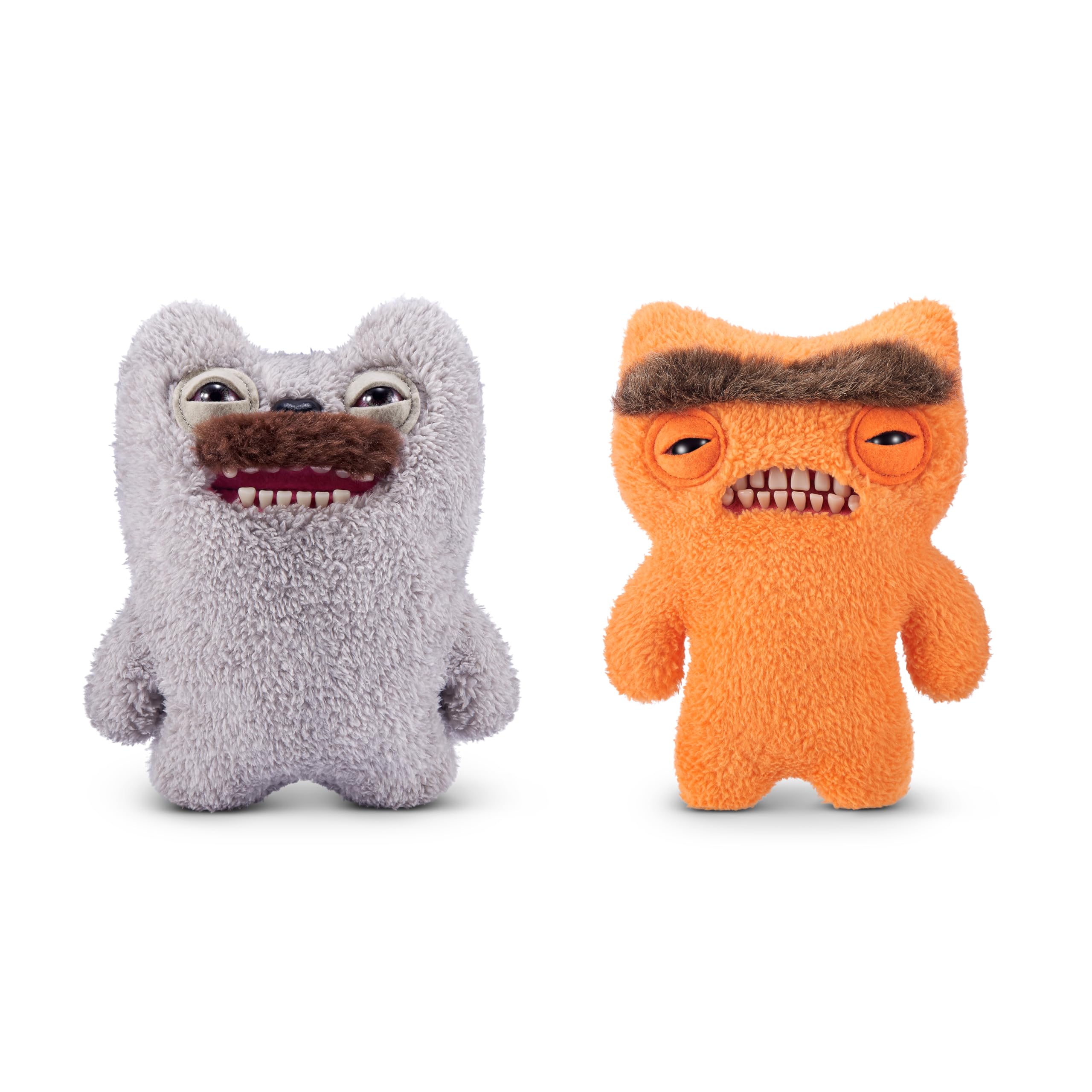 Fuggler Hairy Fuggs 2-Pack - 9-inch Funny Ugly Monster Plush Toys for Kids 4+ 1