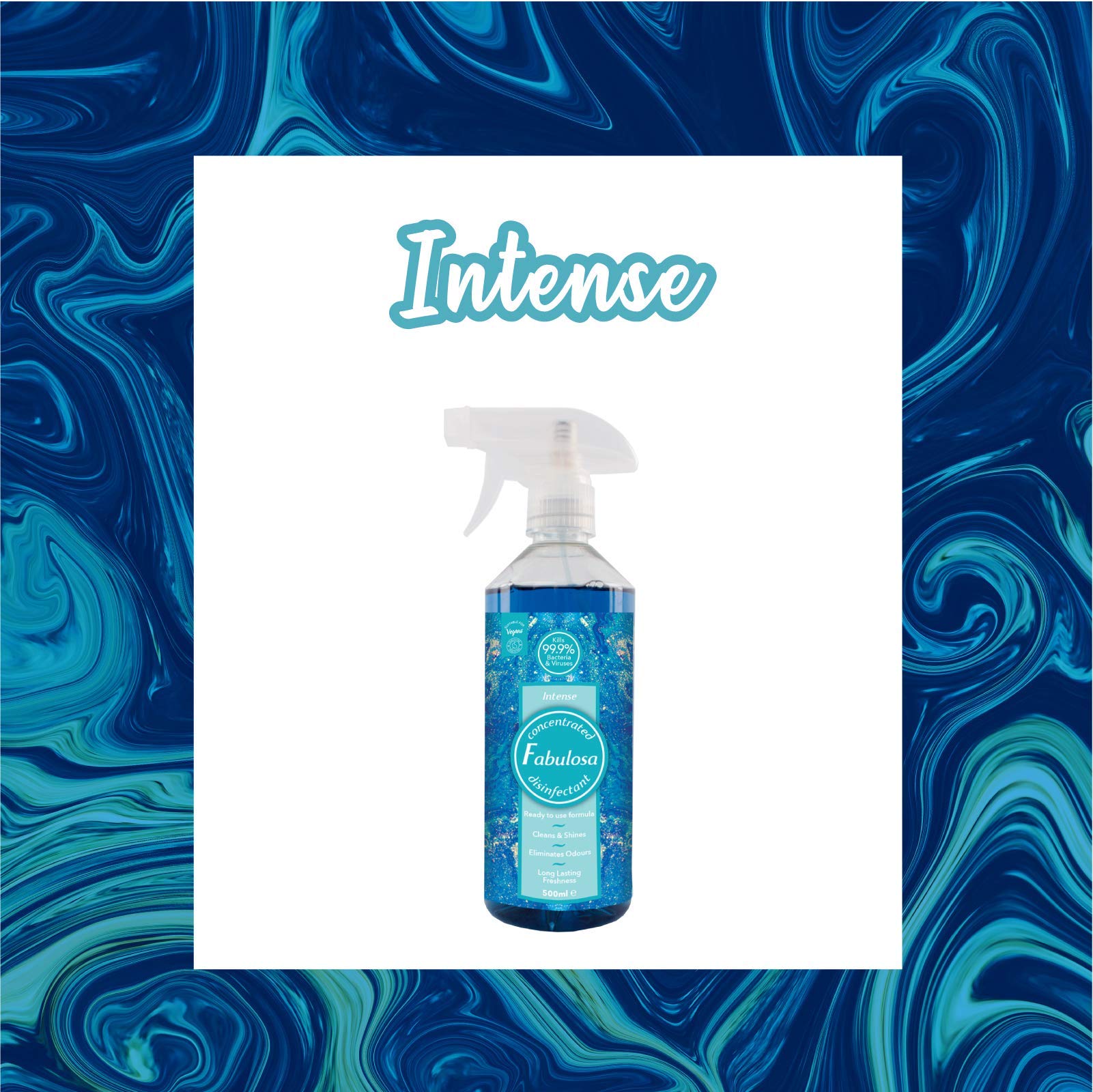 Fabulosa Antibacterial Disinfectant Spray - All Purpose Multi Surface Cleaner | Intense Scent | 500 ml 2