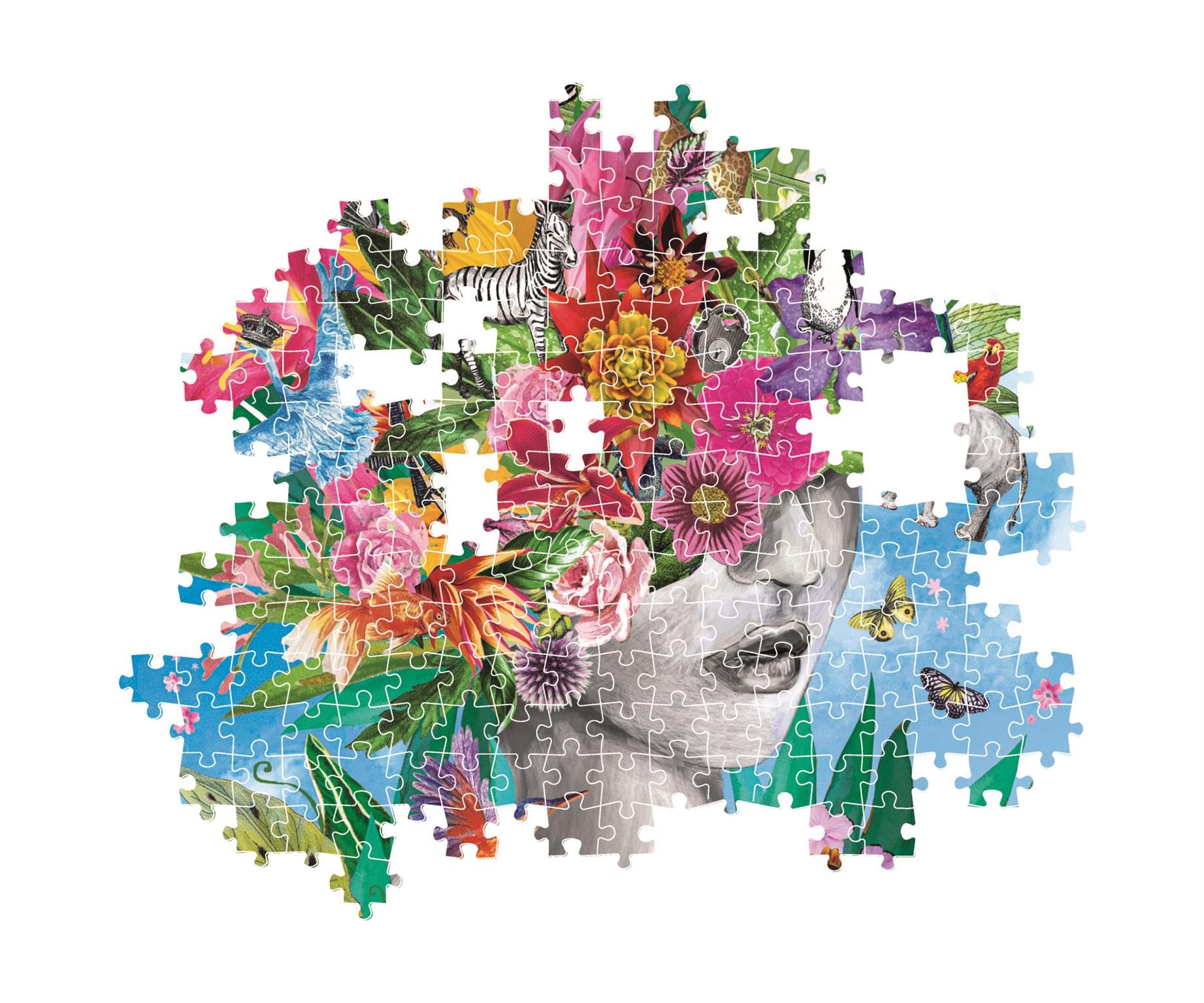Clementoni Jigsaw Puzzle 500 Pieces Head in the Jungle | 49 x 36 cm | Adult 4