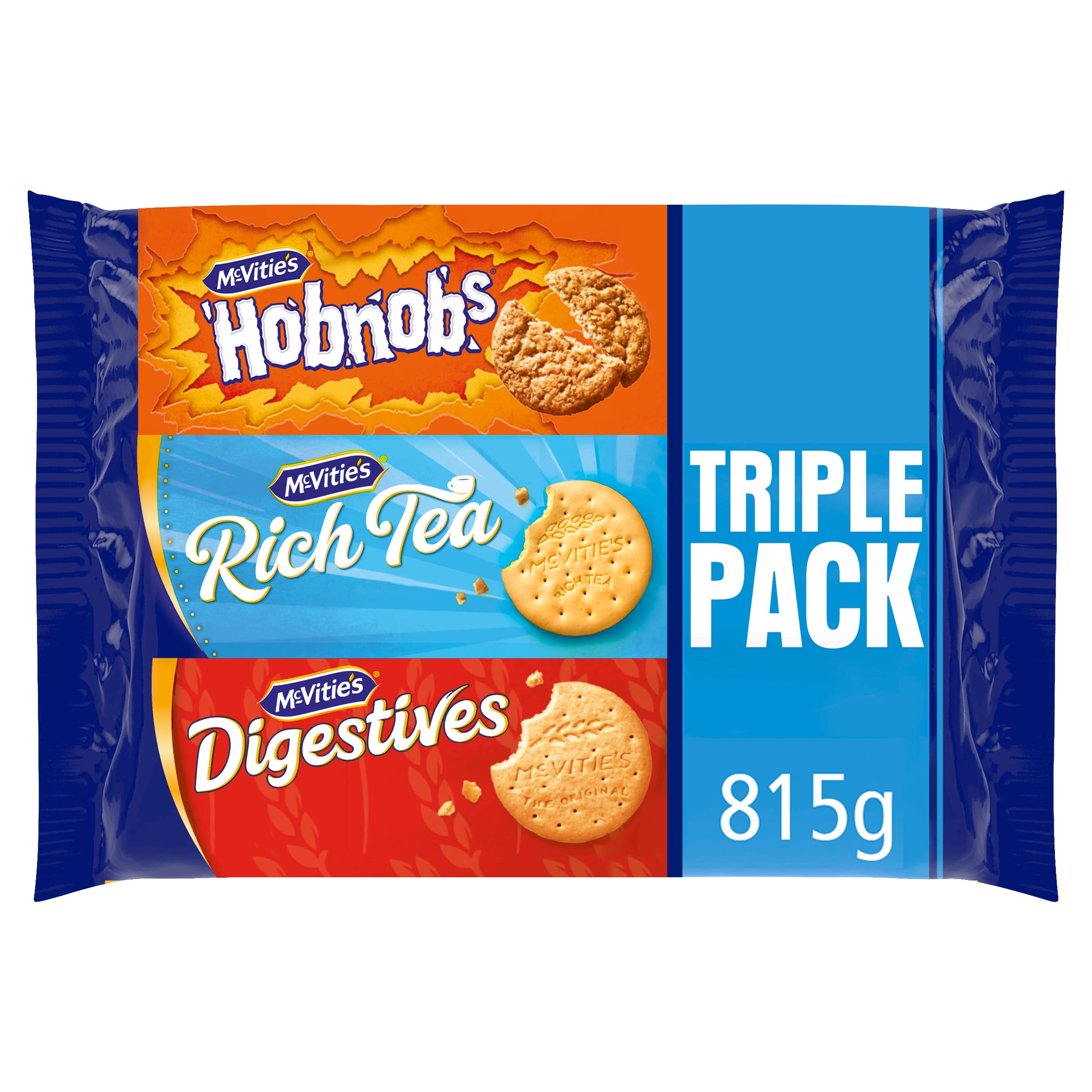 McVitie's Selection Triple Pack - Original Digestives, Rich Tea & HobNobs Biscuits 7