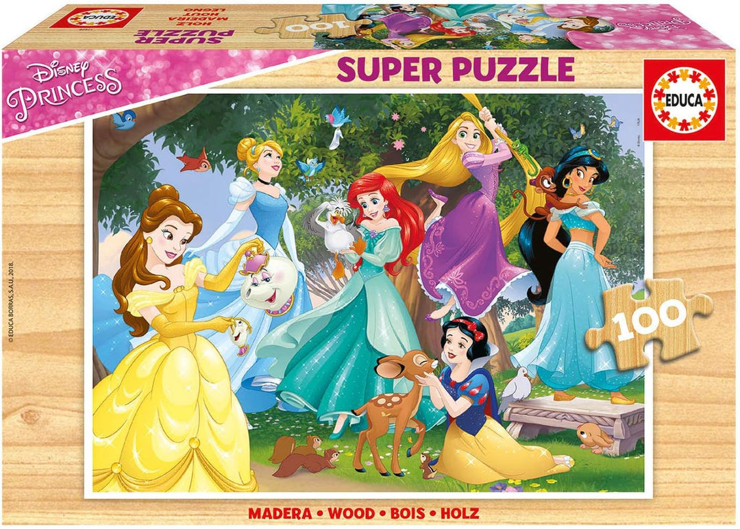 Educa Disney Princesses Wooden Jigsaw Puzzle (17628)