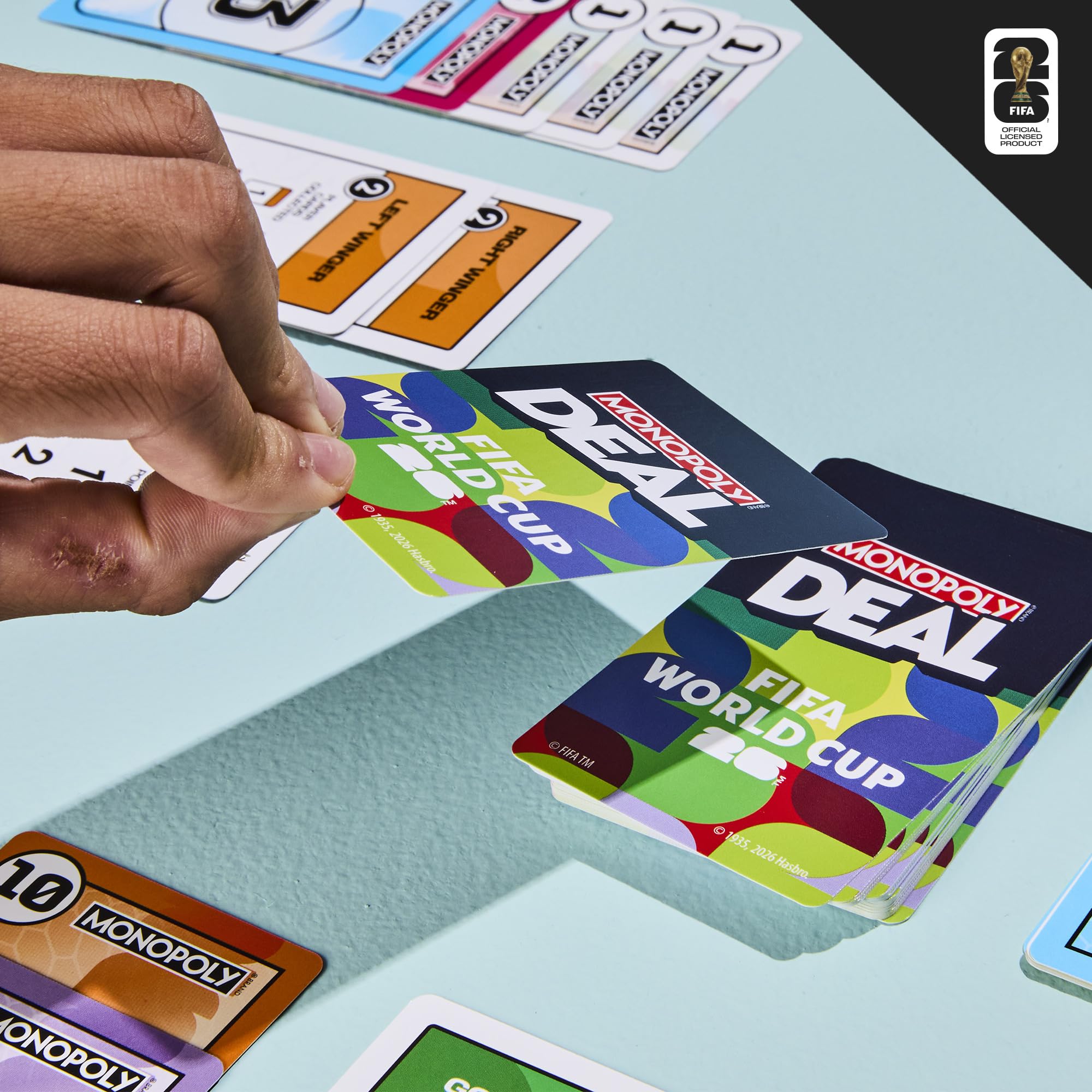 Monopoly Brand FIFA World Cup 2026 Edition Card Game | Ages 8+ | 2-5 Players | 15 Min Playtime 6
